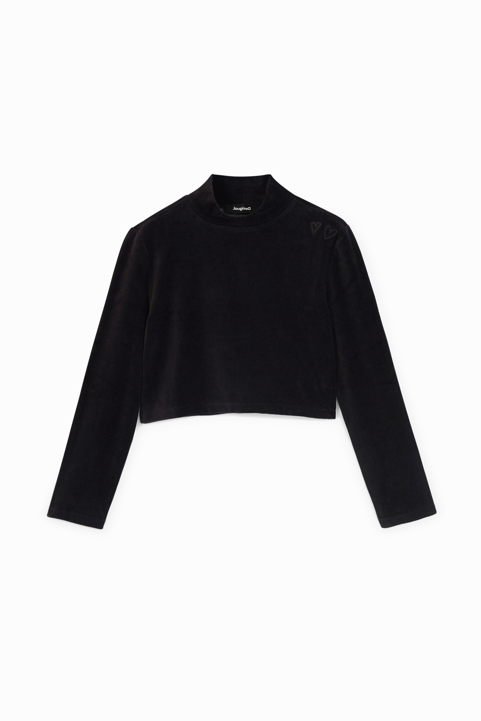 Sudadera felpa cuello alto
