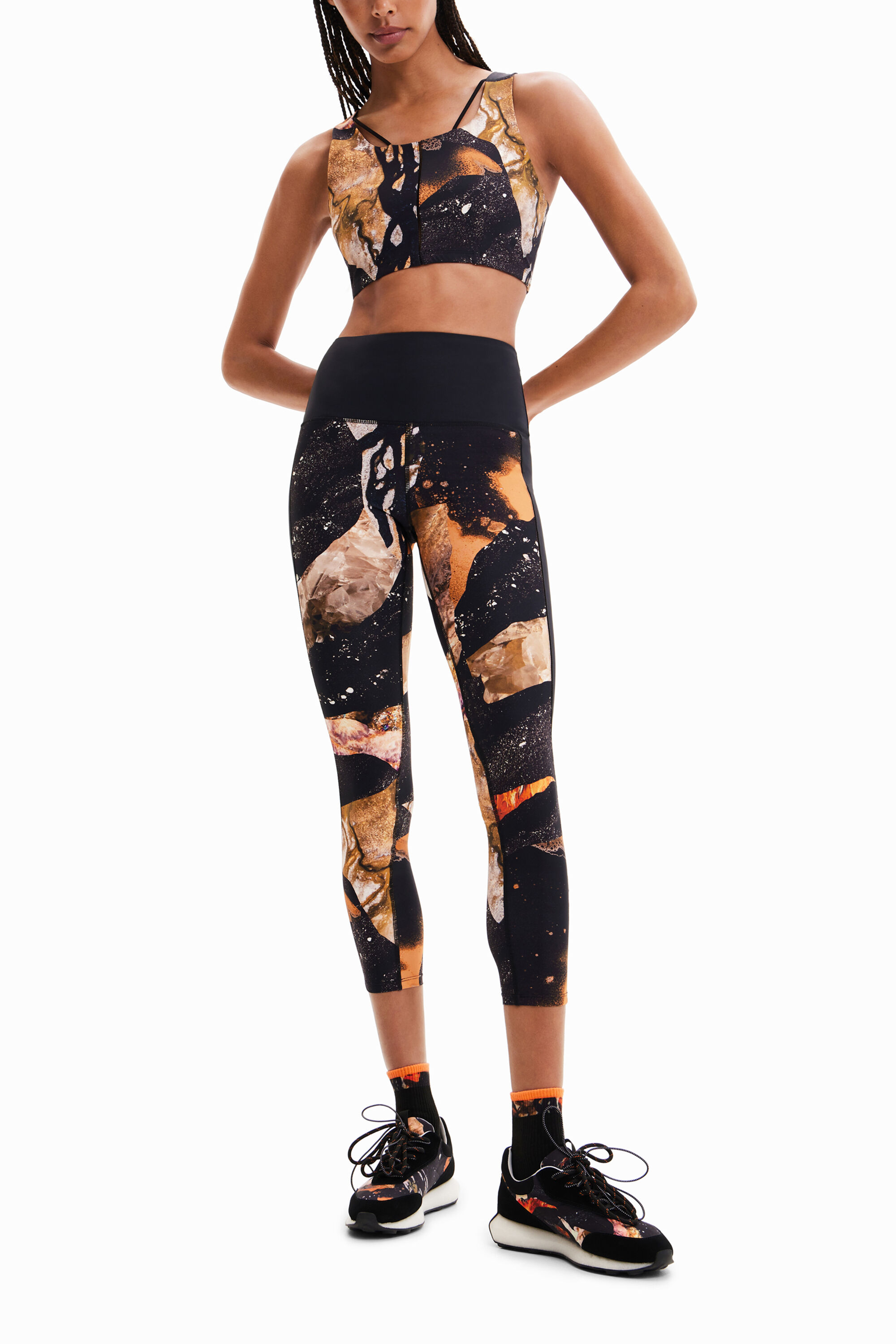 Leggings estampado efecto mineral