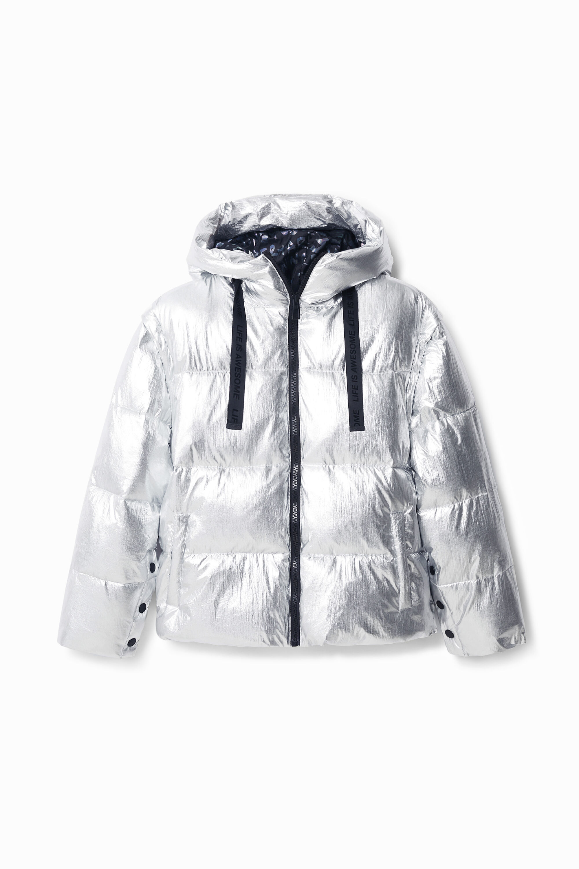 Chaqueta padded mangas desmontables