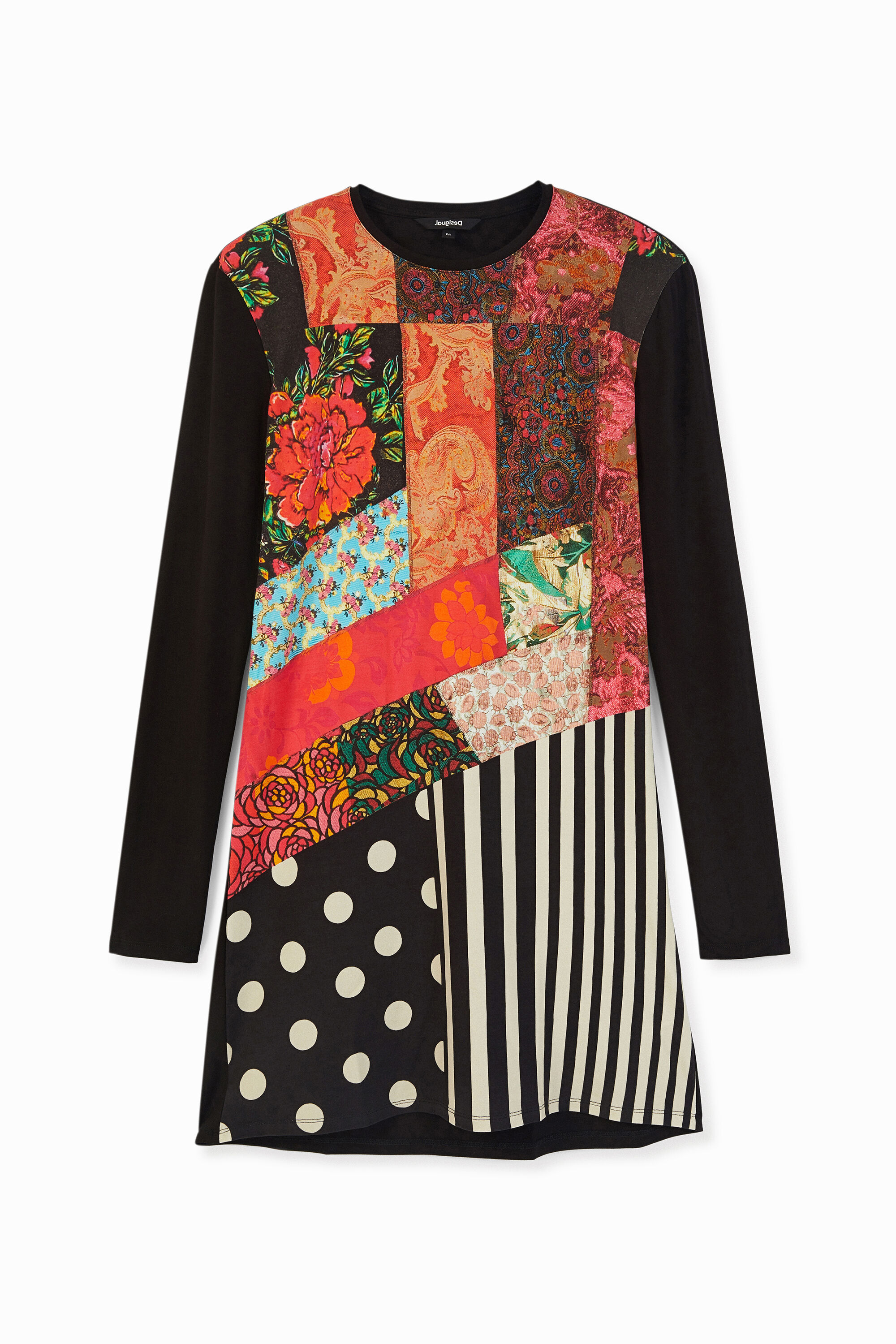 Vestido camisetero corto