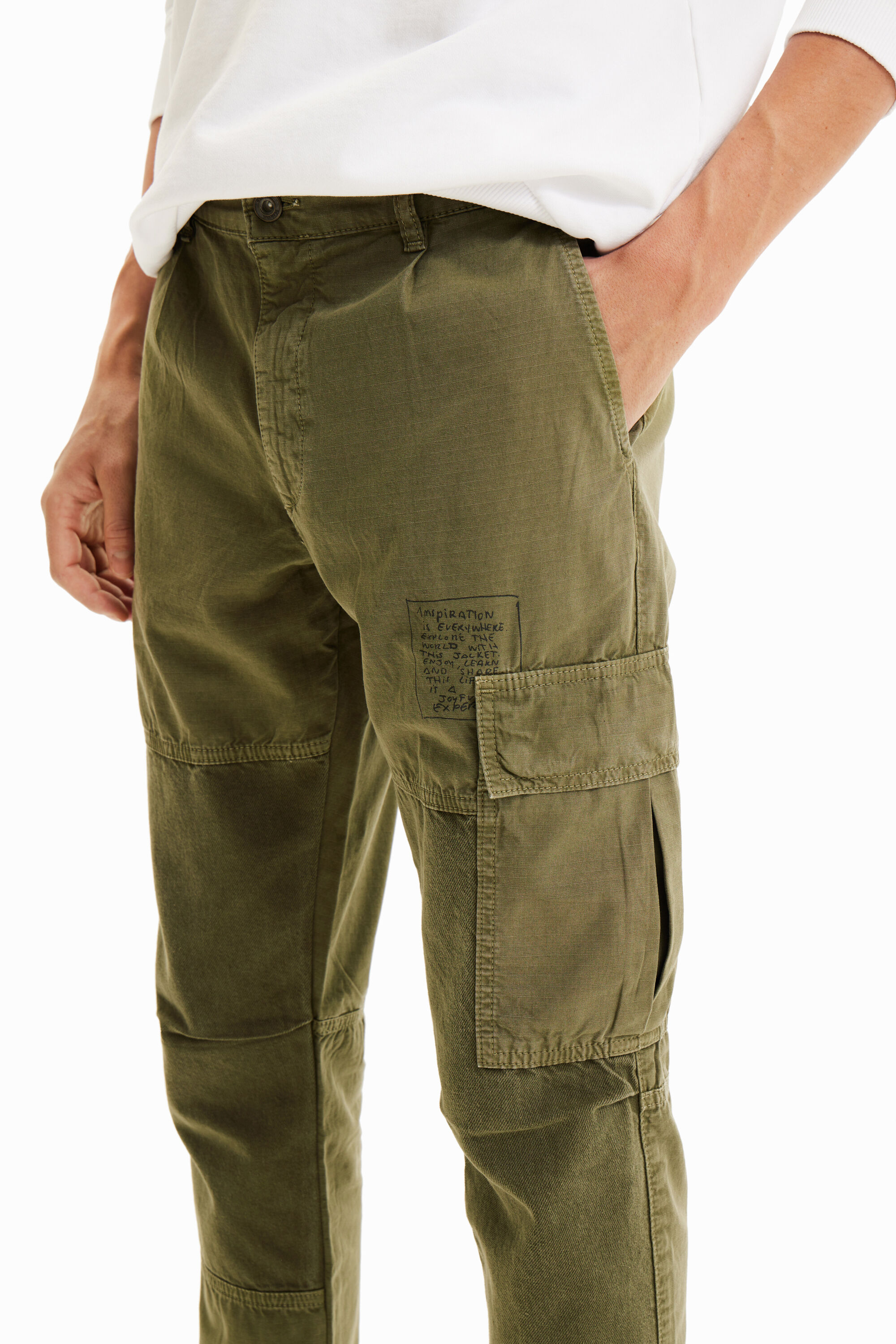 Pantal&oacute;n cargo patch