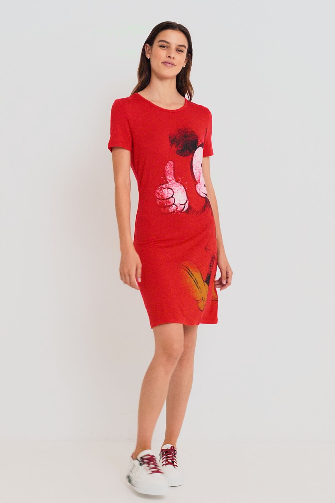 Vestido camisetero Mickey Mouse
