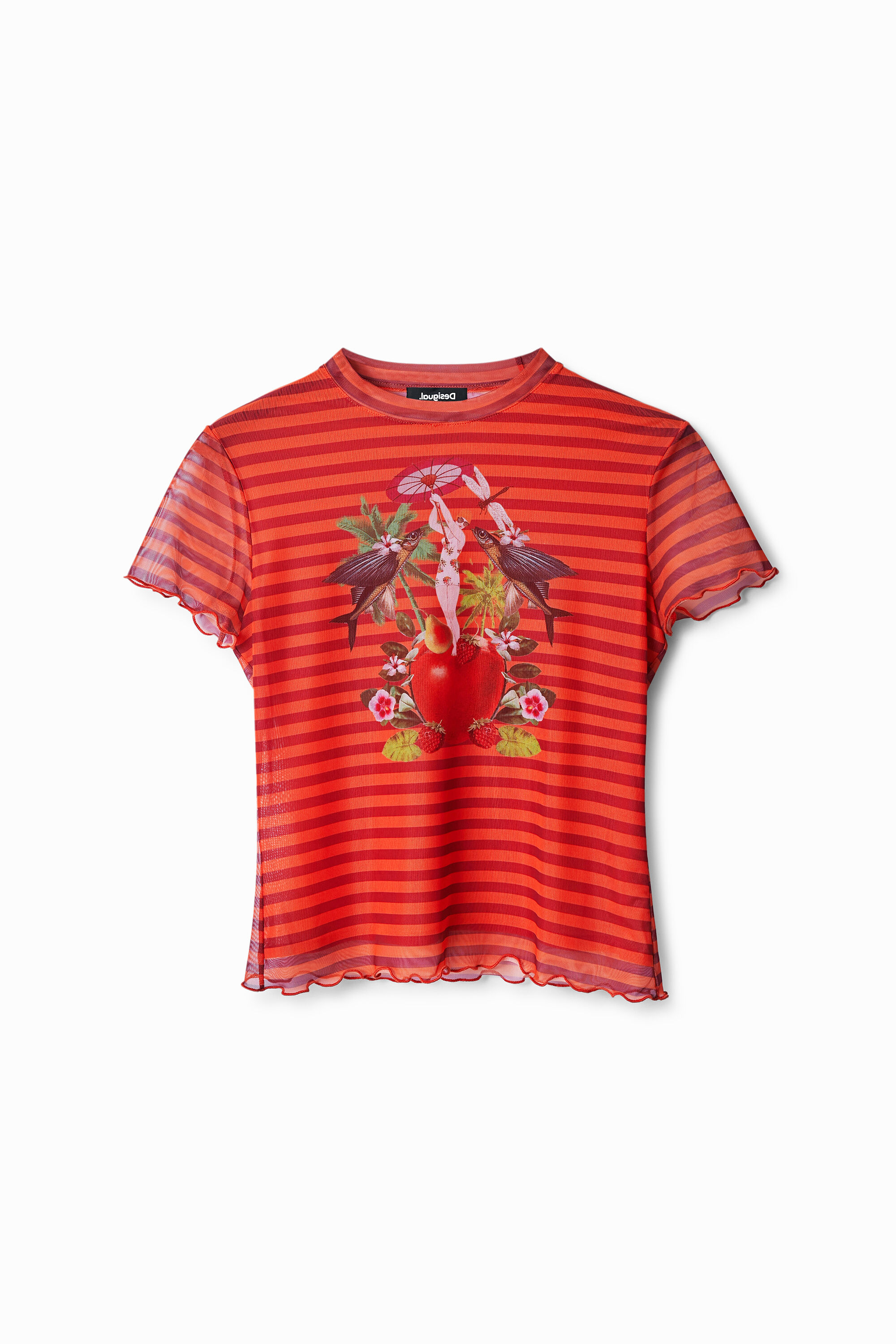 Camiseta slim rayas