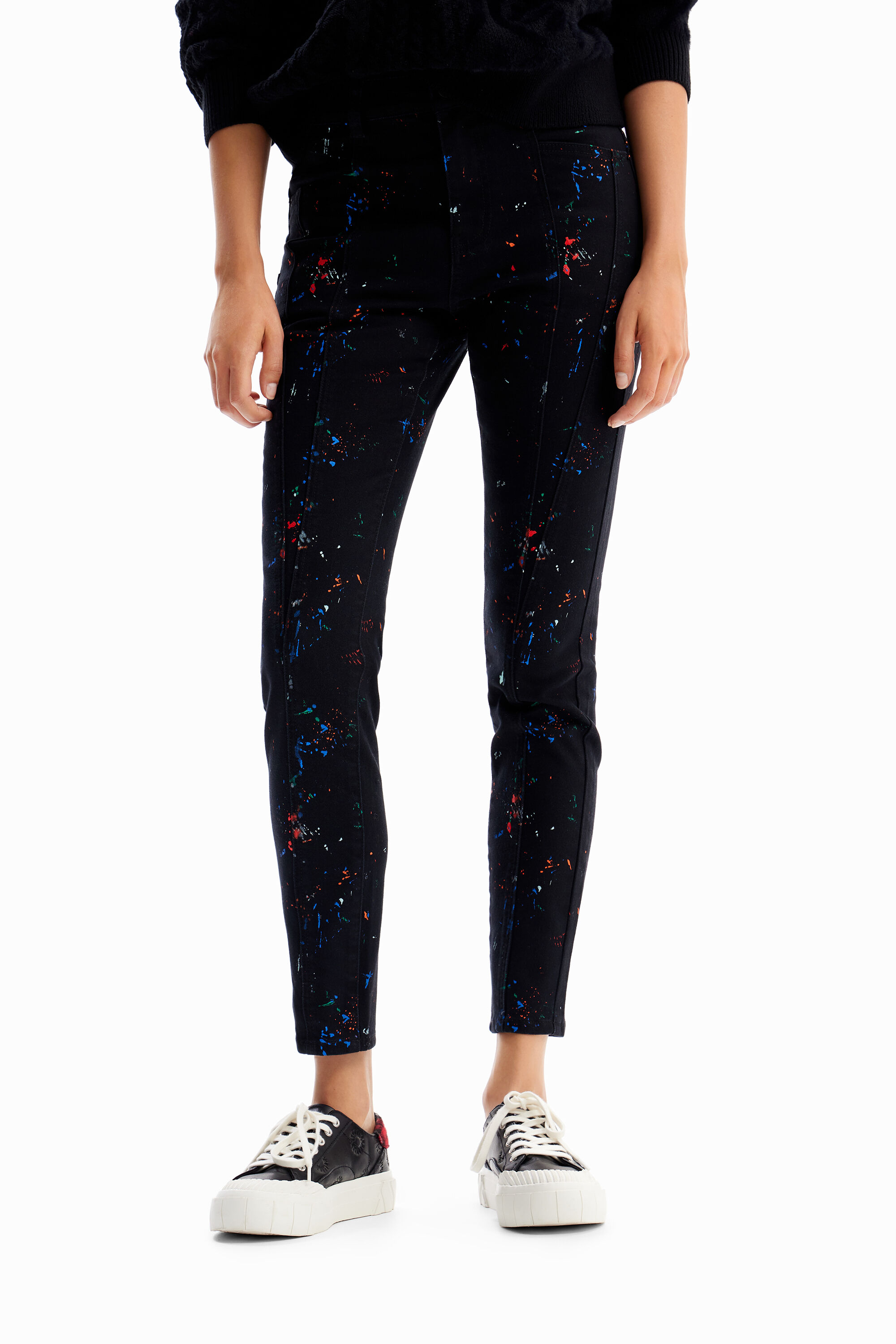 Vaqueros Skinny push-up pintura
