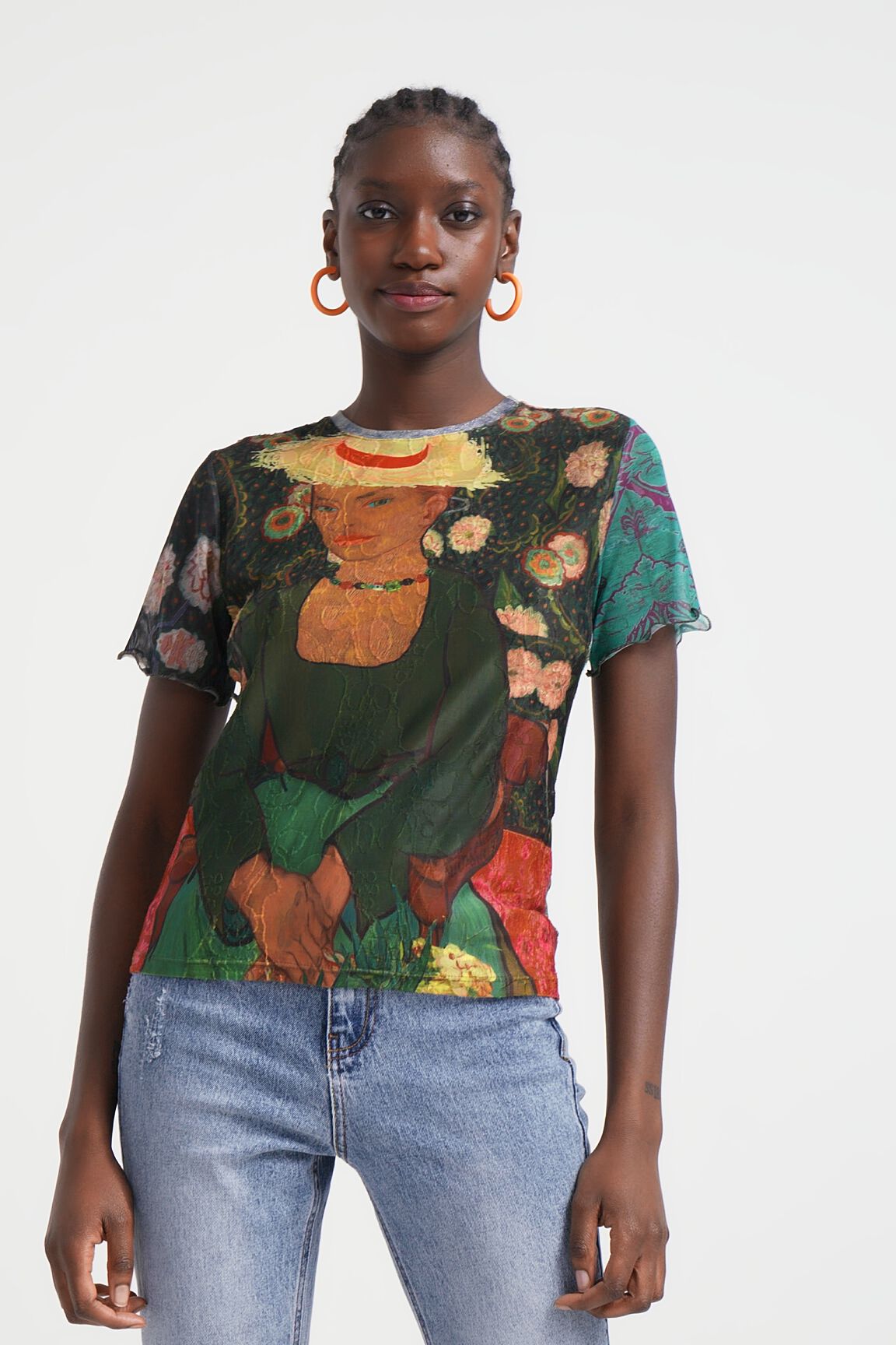 Camiseta texturas obra de arte