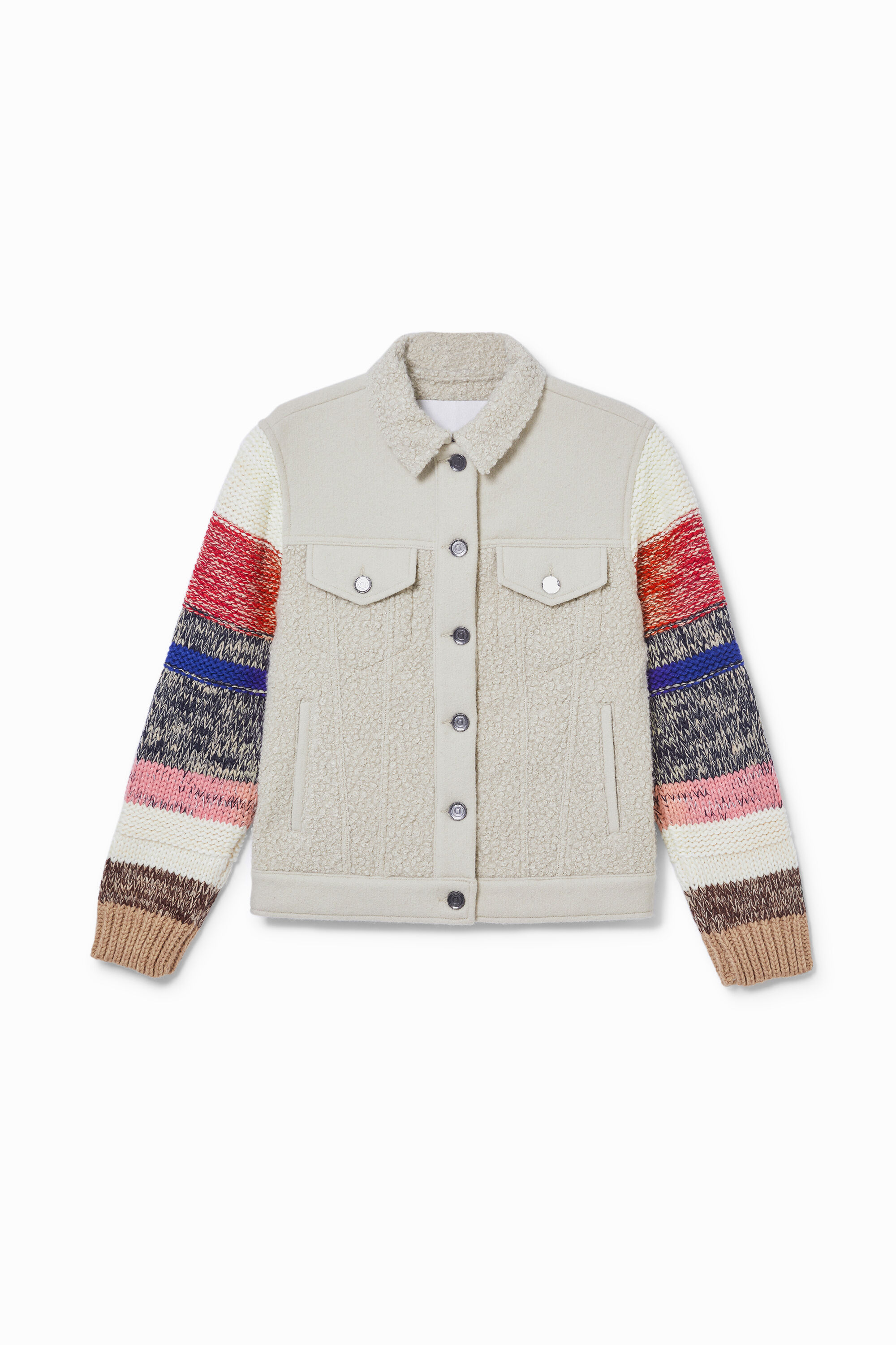 Chaqueta trucker bimateria