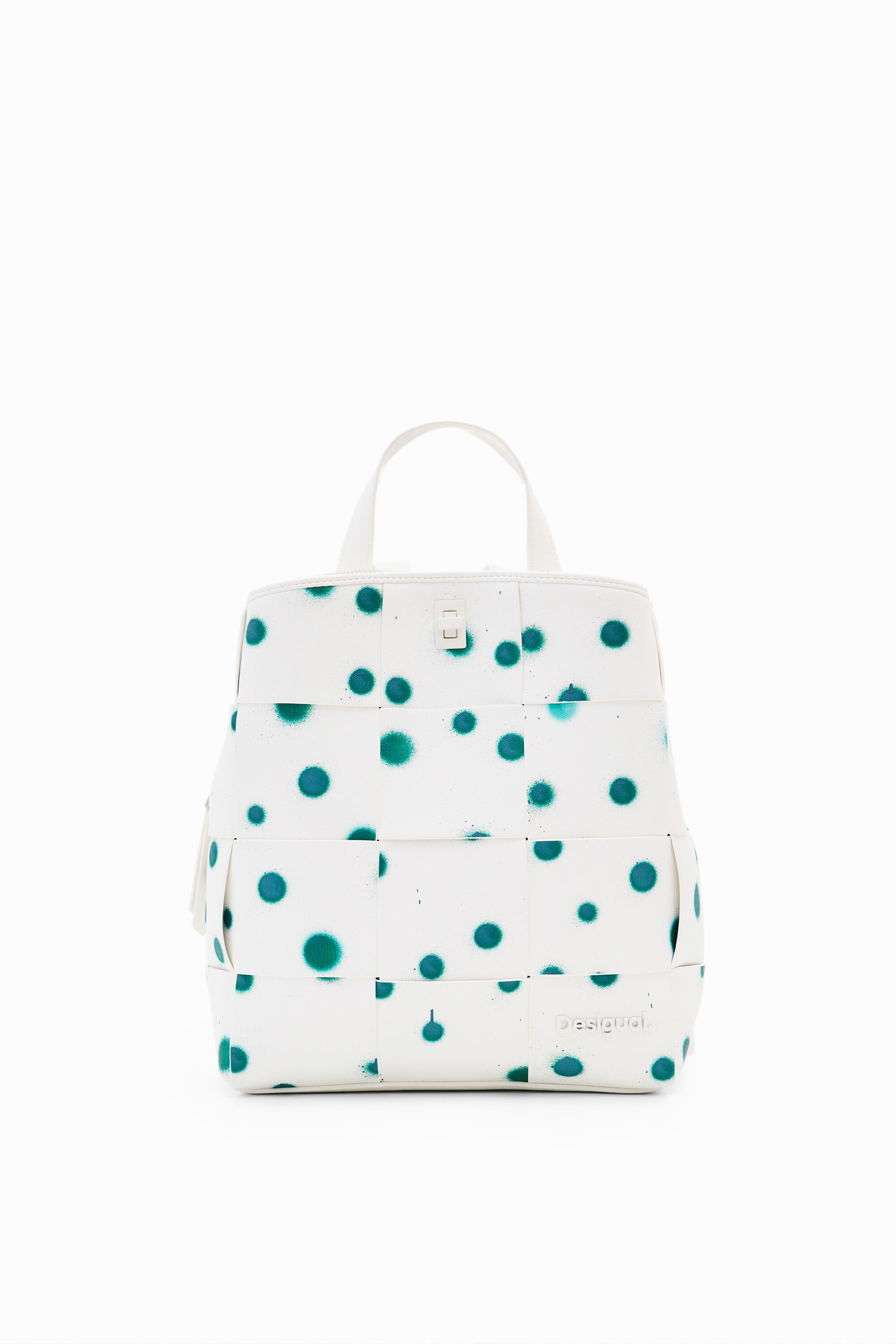 Mochila S trenzada gotas