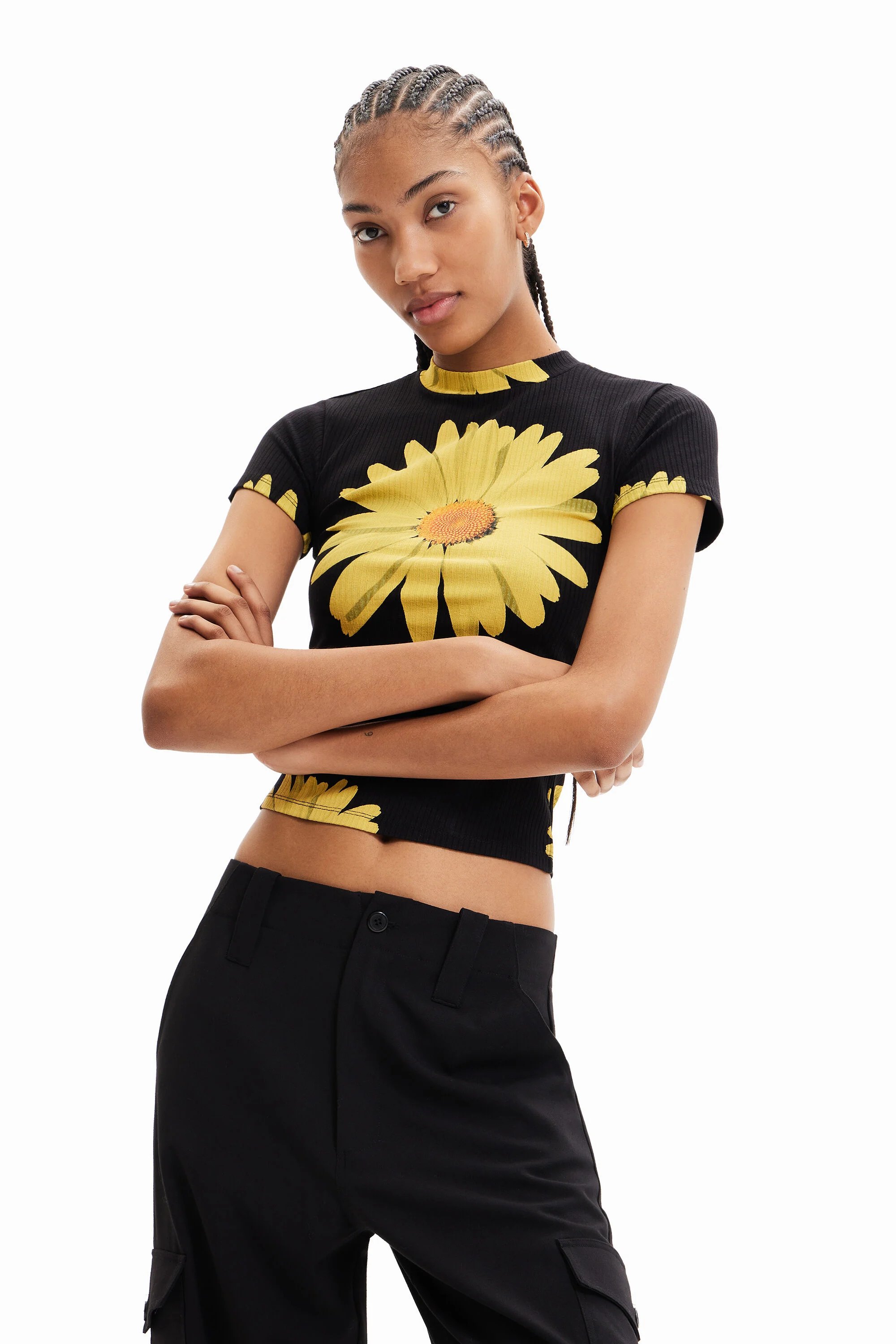 Camiseta canal&eacute; margaritas