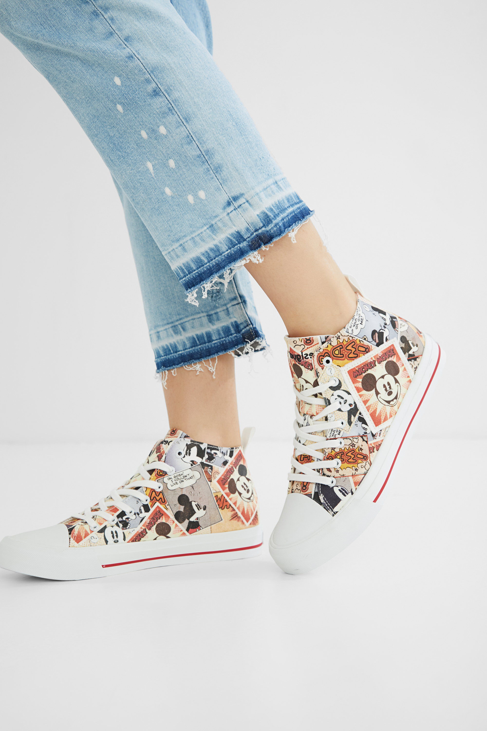 Zapatillas bota Mickey Mouse