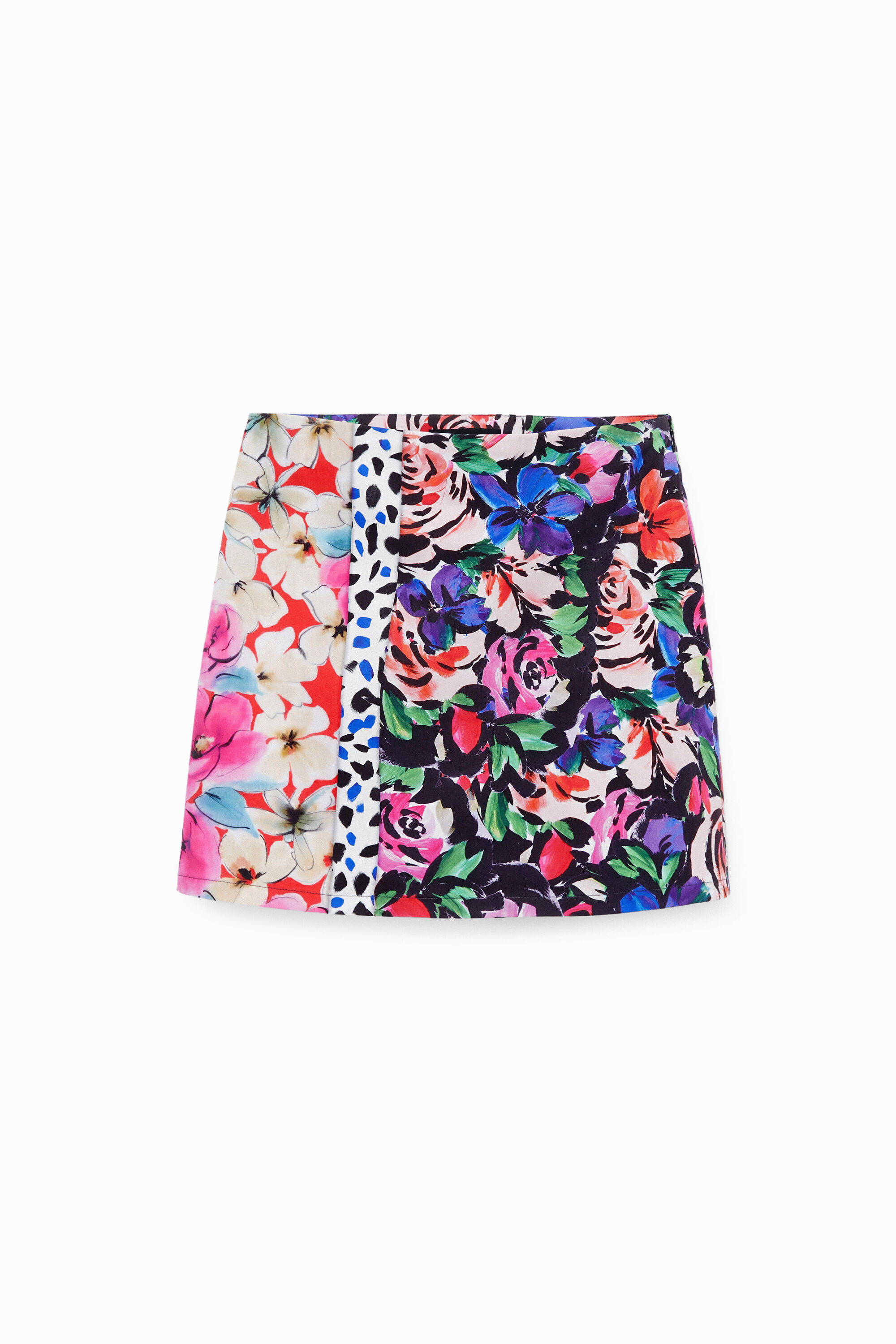 Minifalda floral