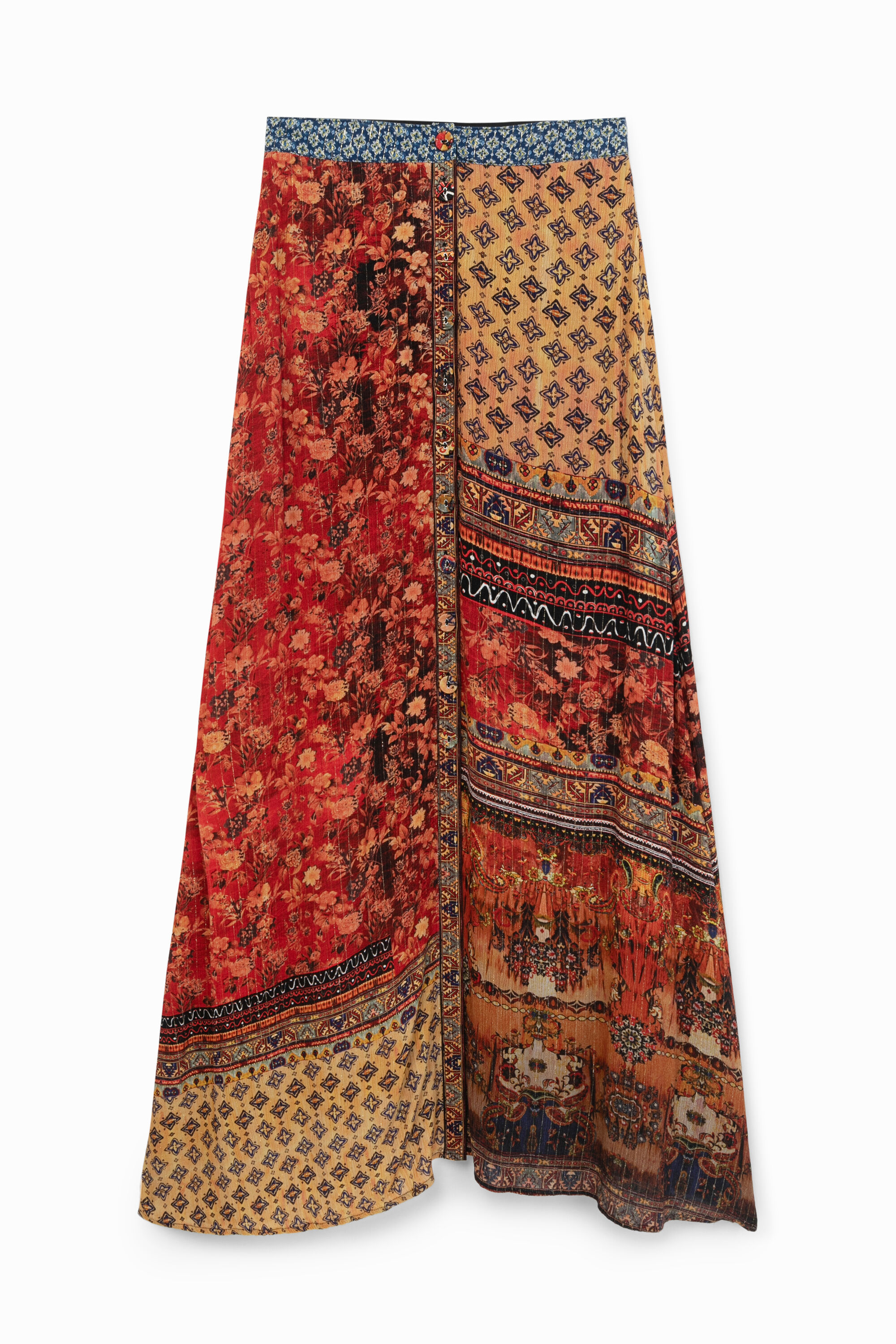 Falda larga floral