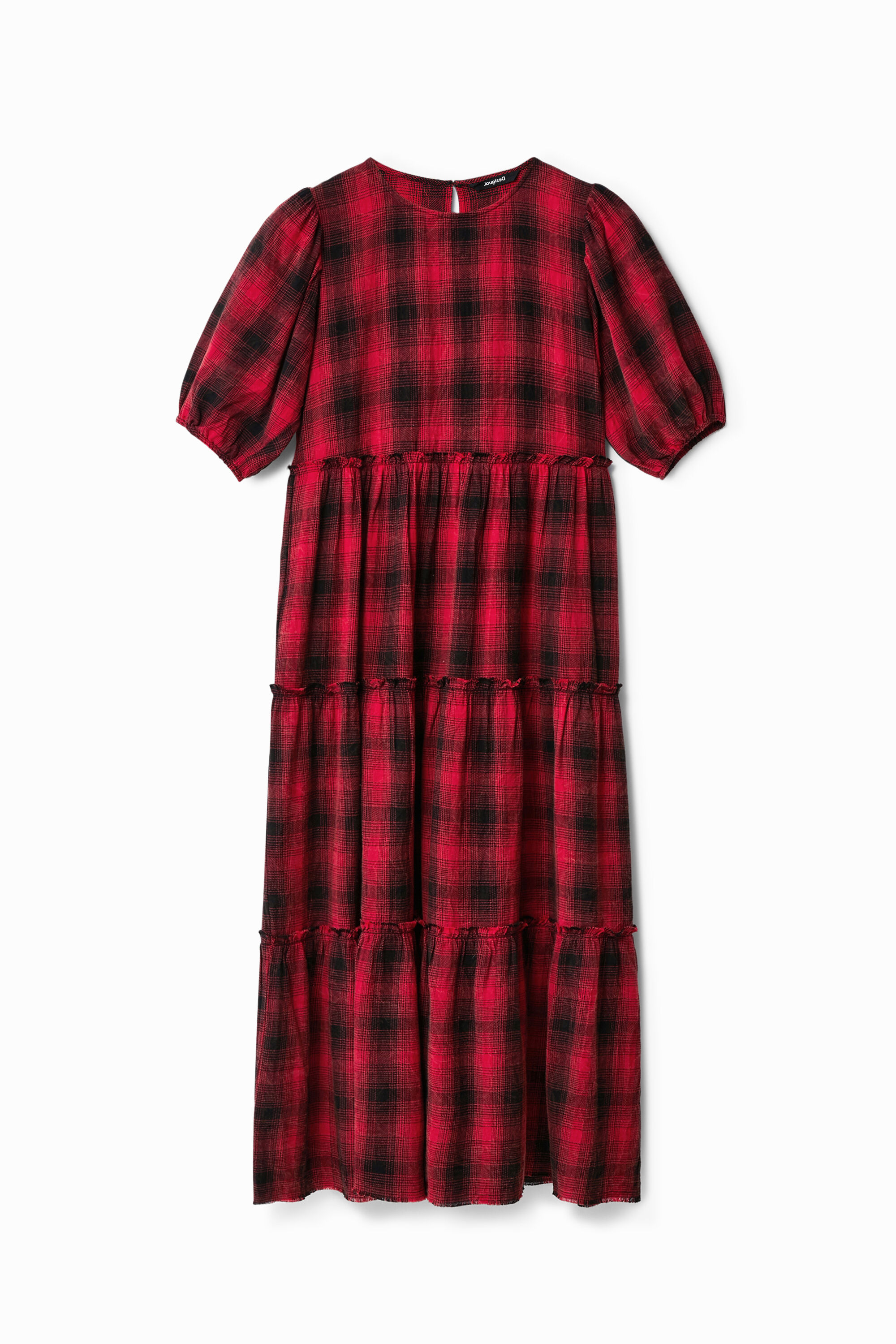 Vestido midi cuadros