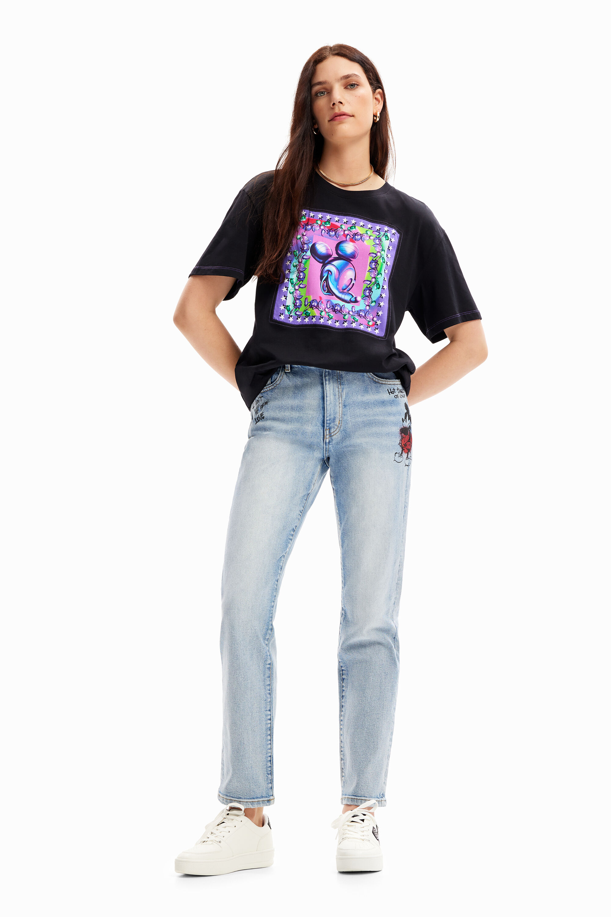 Camiseta oversize Mickey Mouse