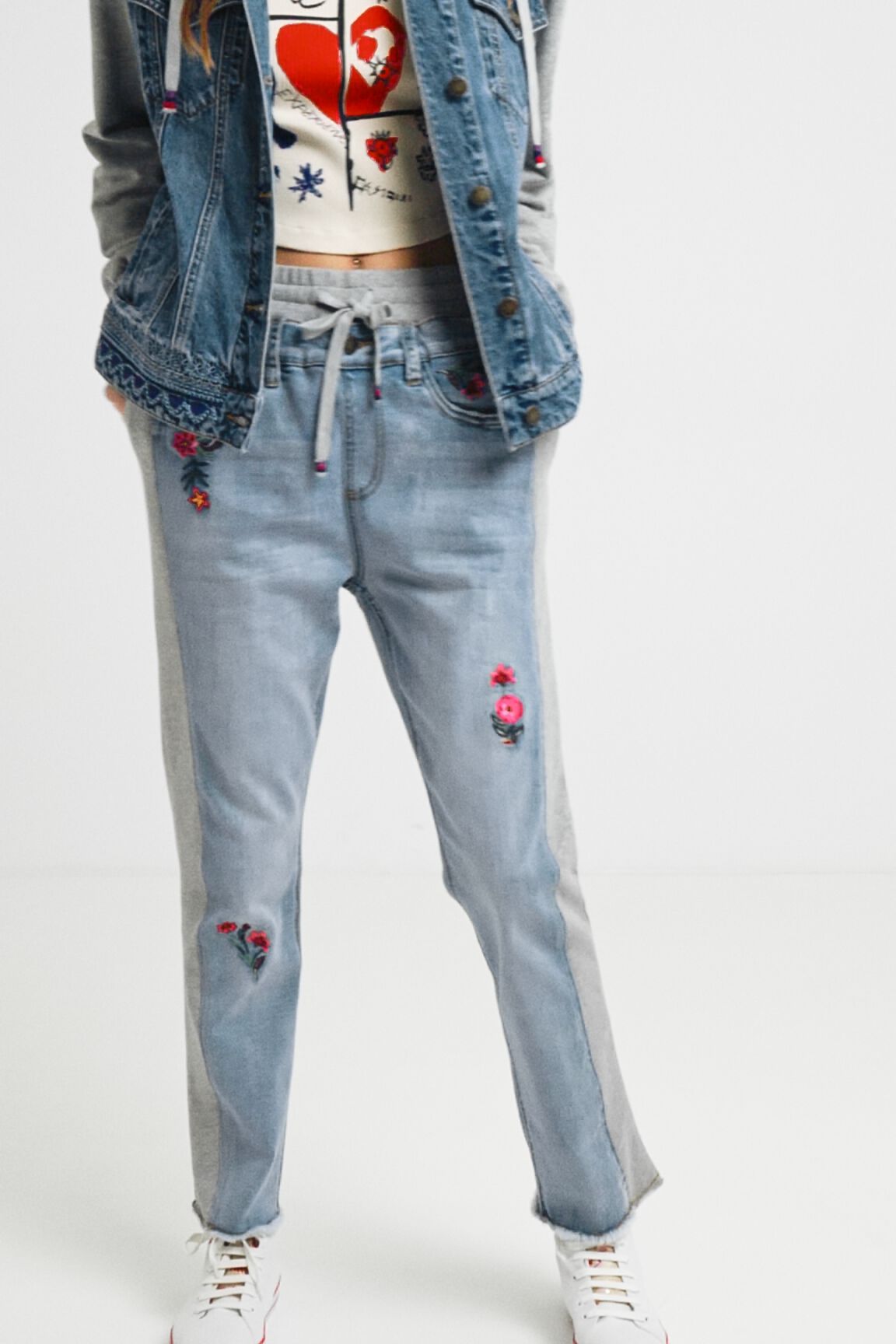 Vaquero jogger floral