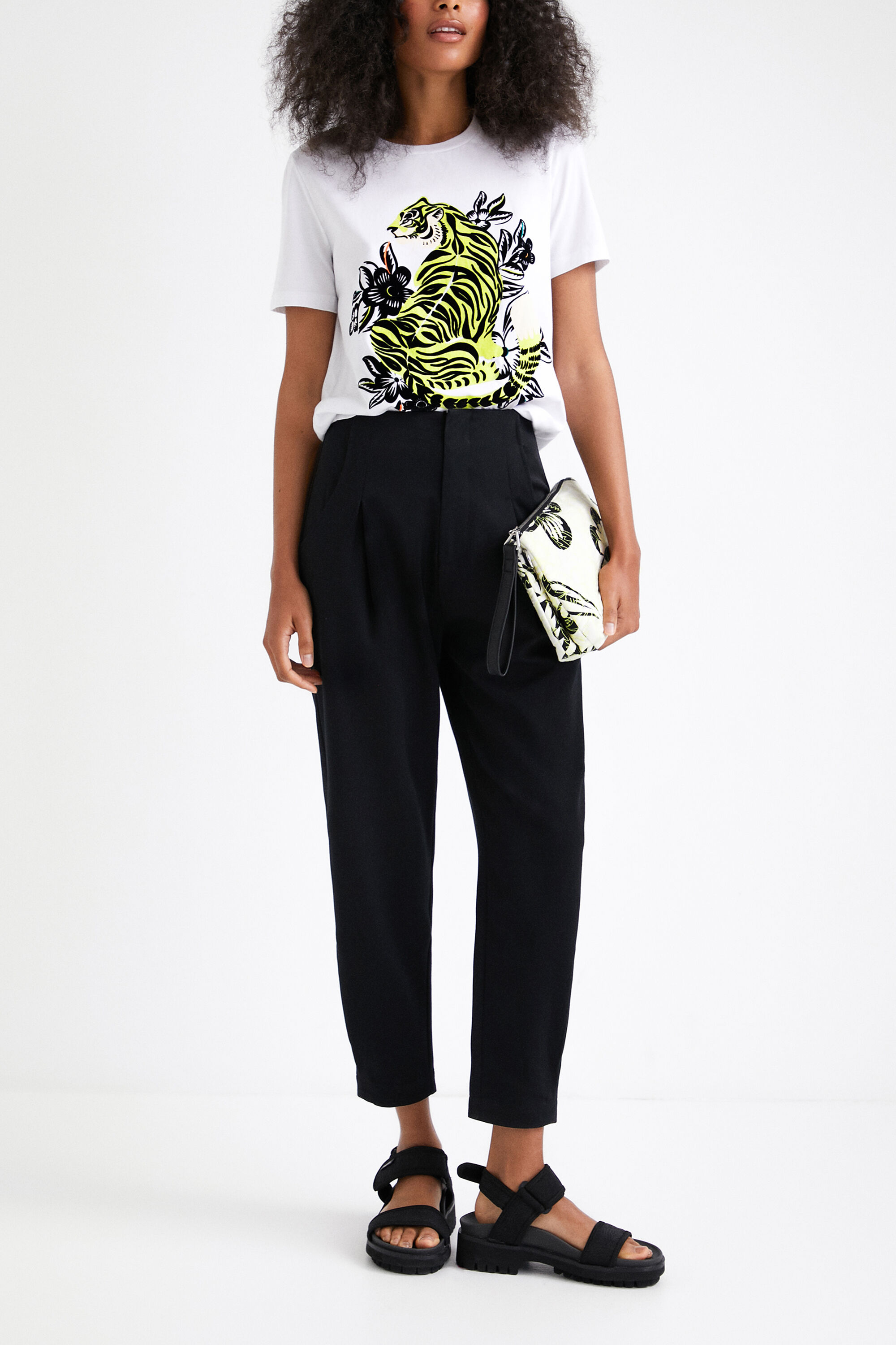 Camiseta manga corta tigre