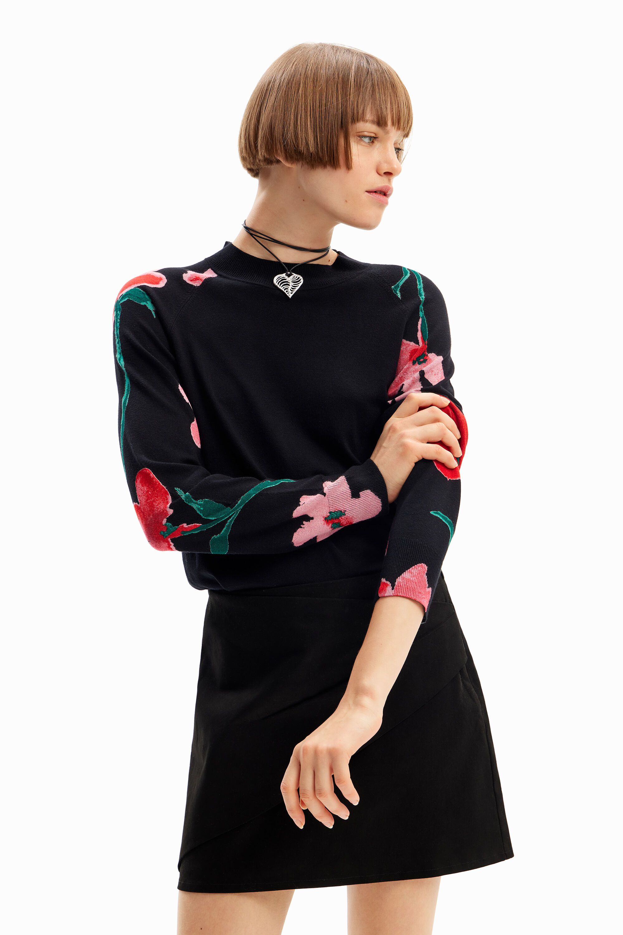 Jersey flores acuarela