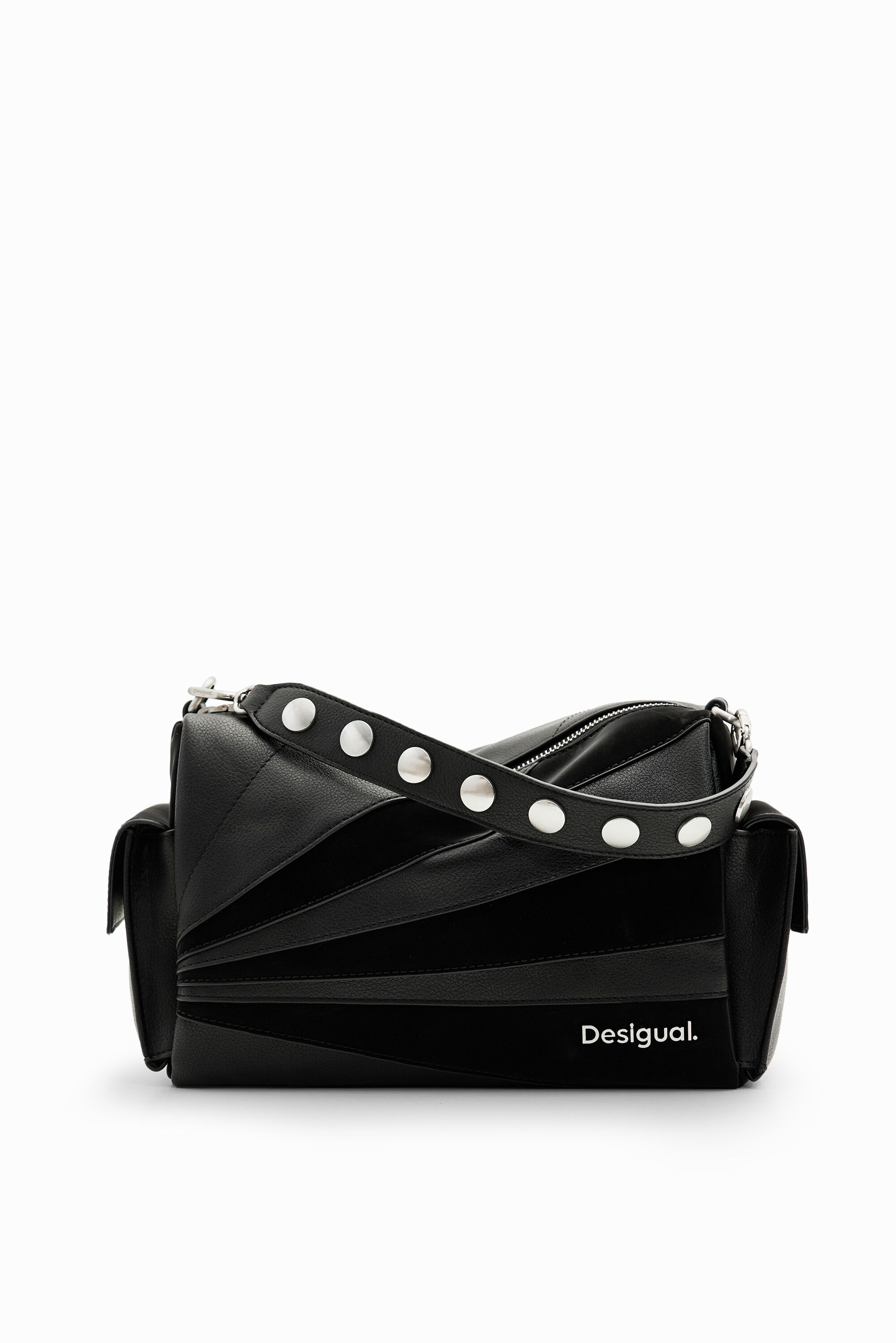 Bolso M patch texturas