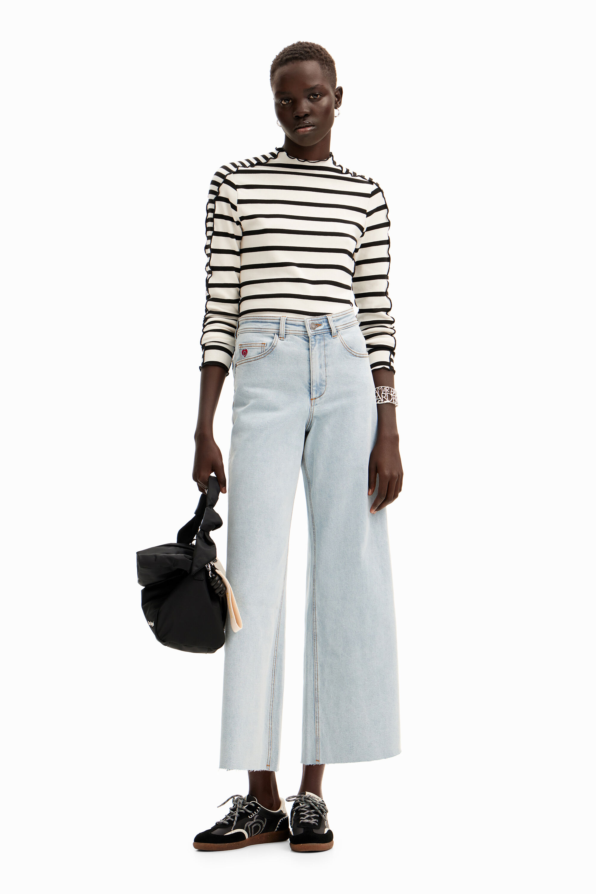 Vaqueros Culotte cropped