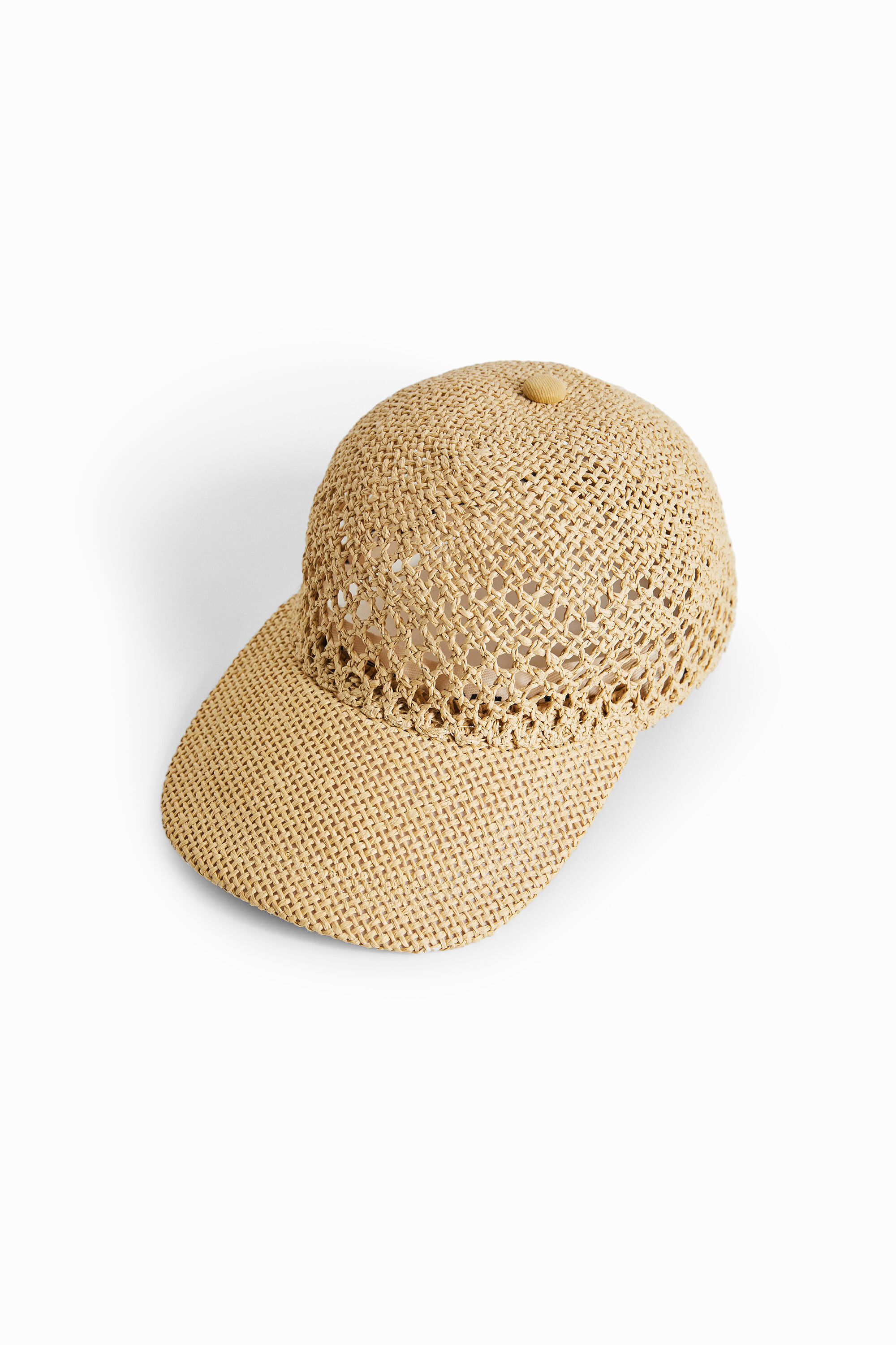 Gorra crochet papel
