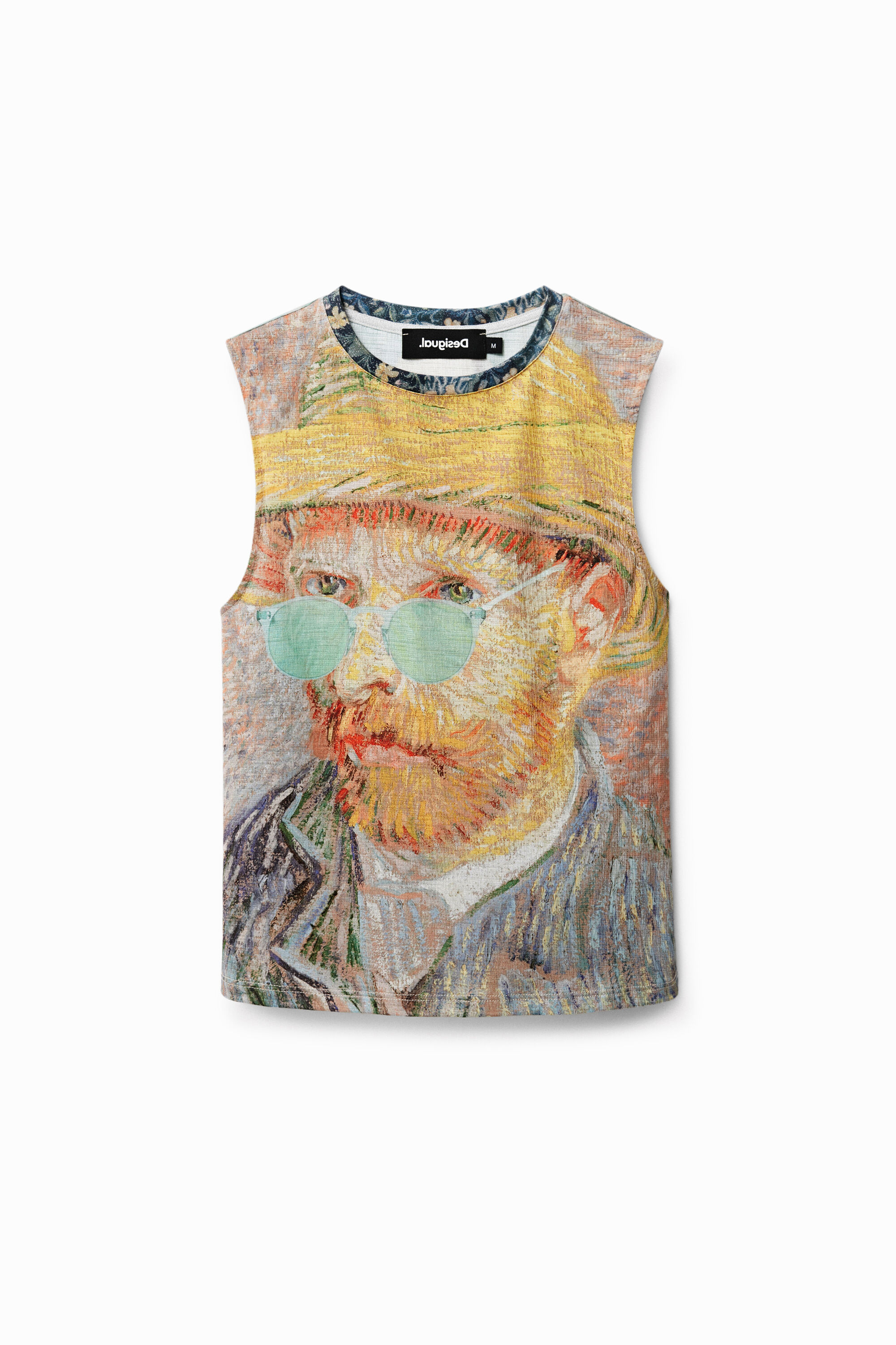 Camiseta autorretrato obra de arte