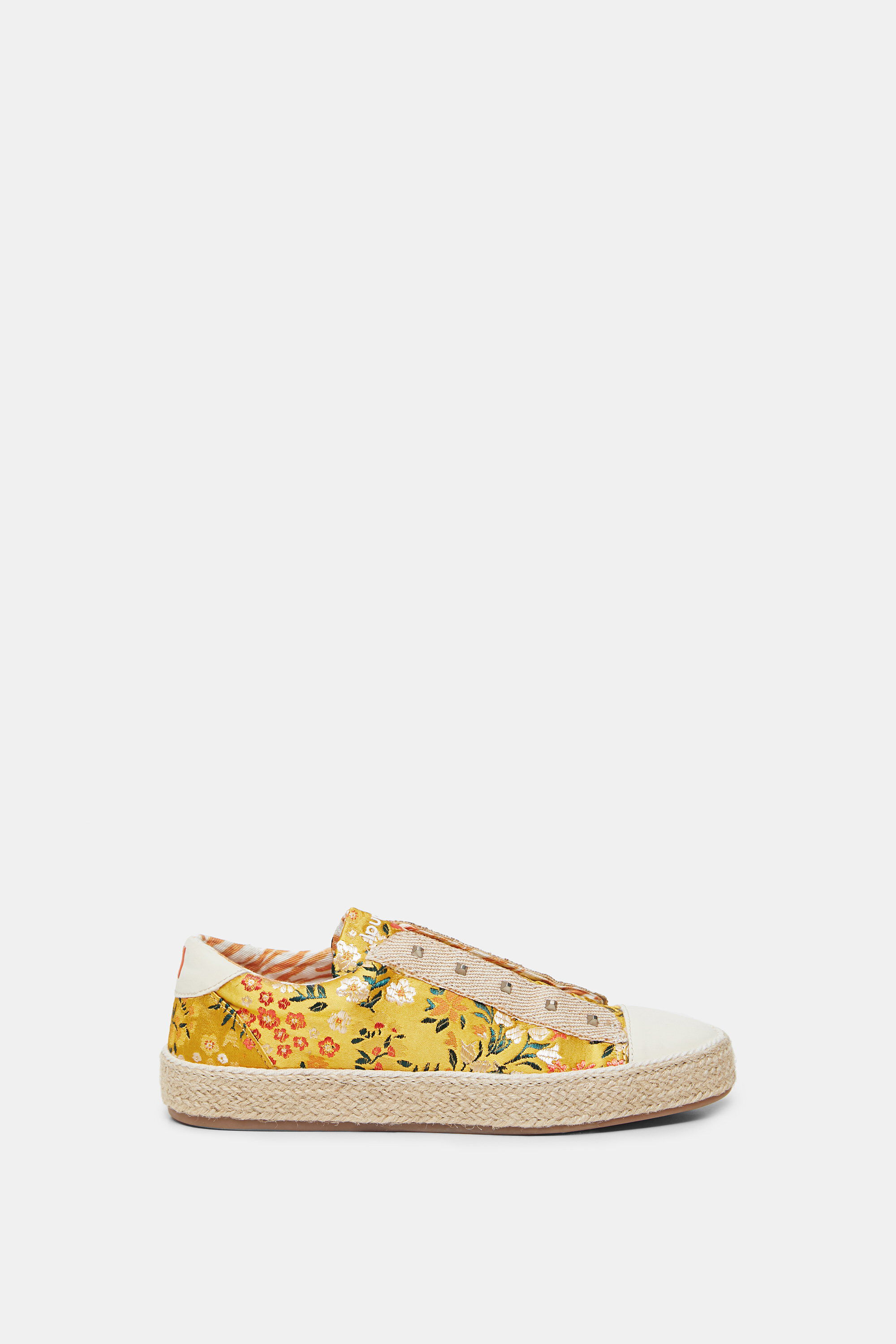 Zapatillas suela esparto flores