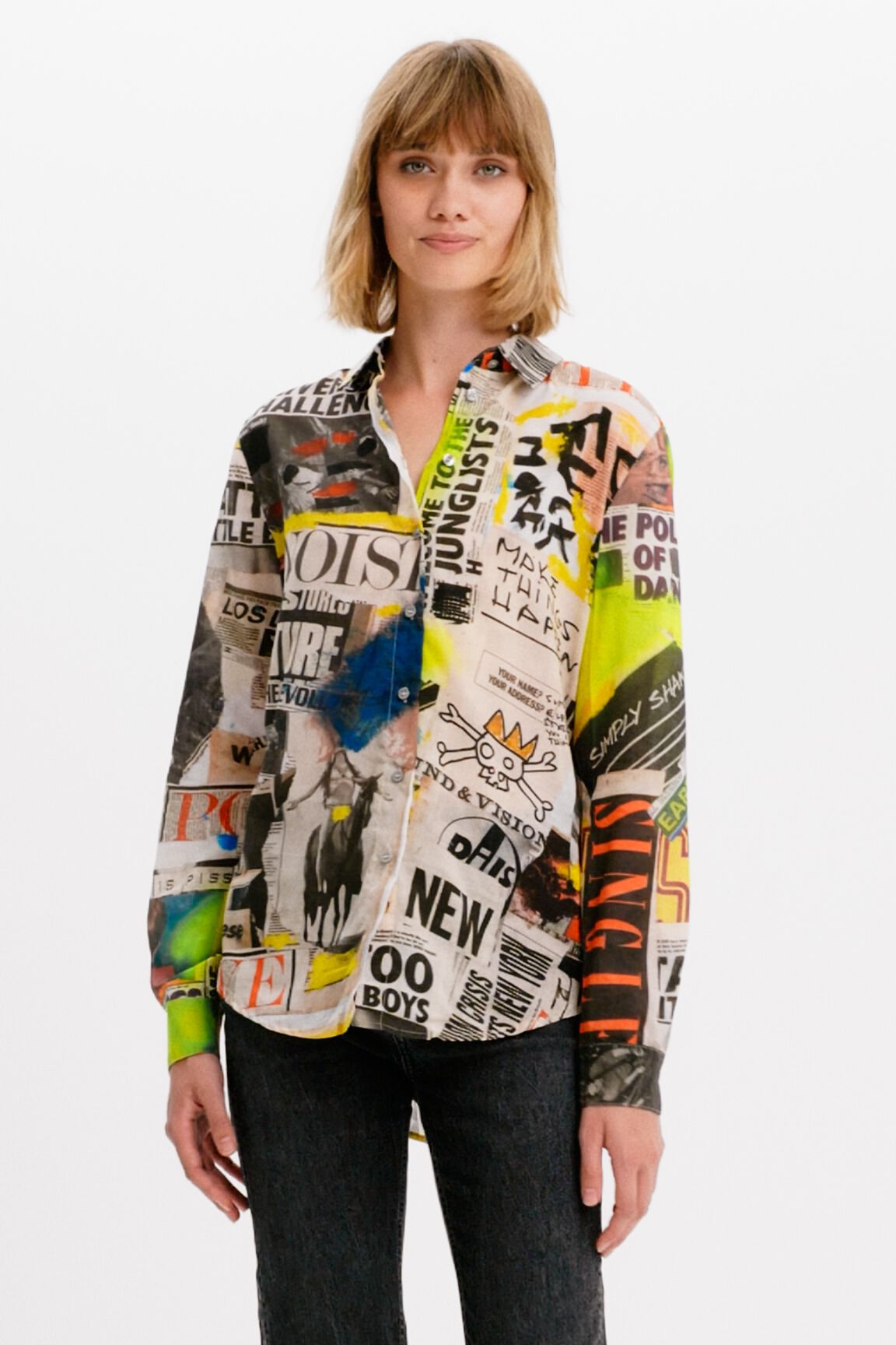 Camisa peri&oacute;dicos