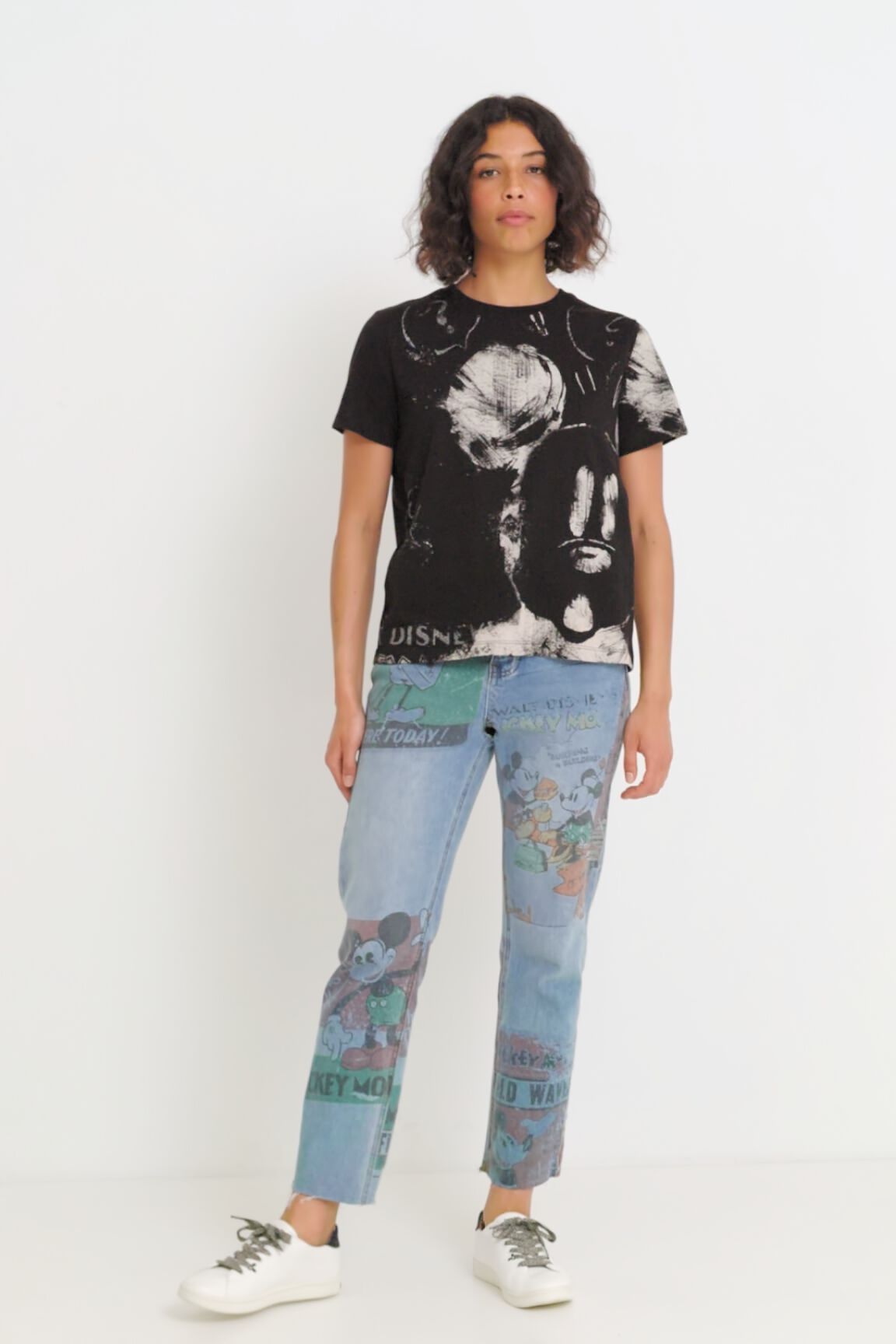 Camiseta 100% algod&oacute;n Mickey Mouse