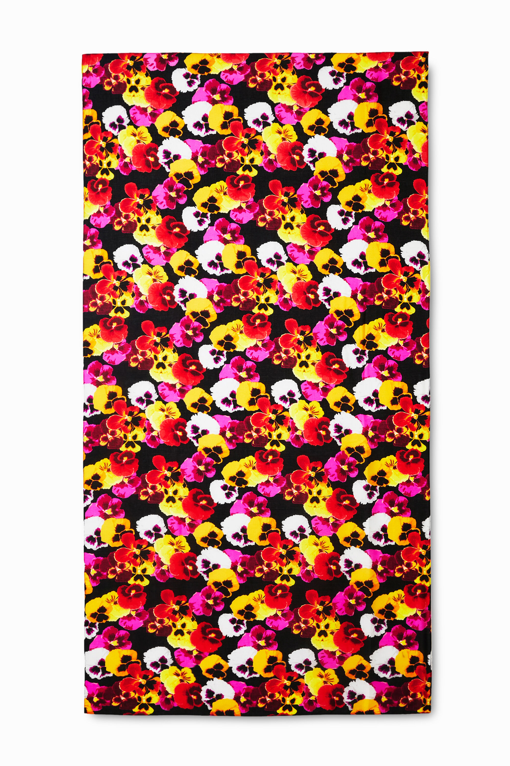 Foulard rectangular floral