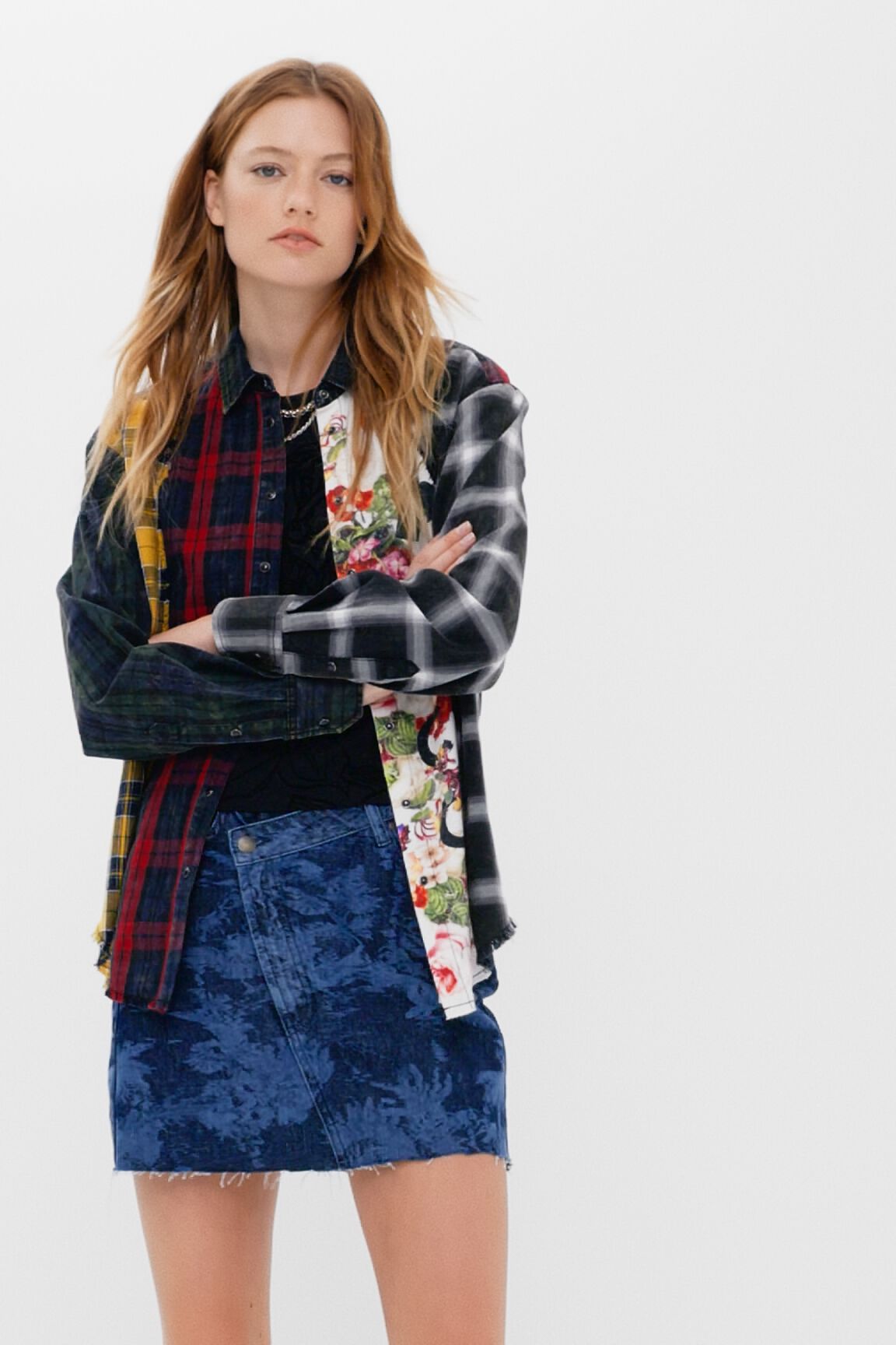 Camisa patchwork
