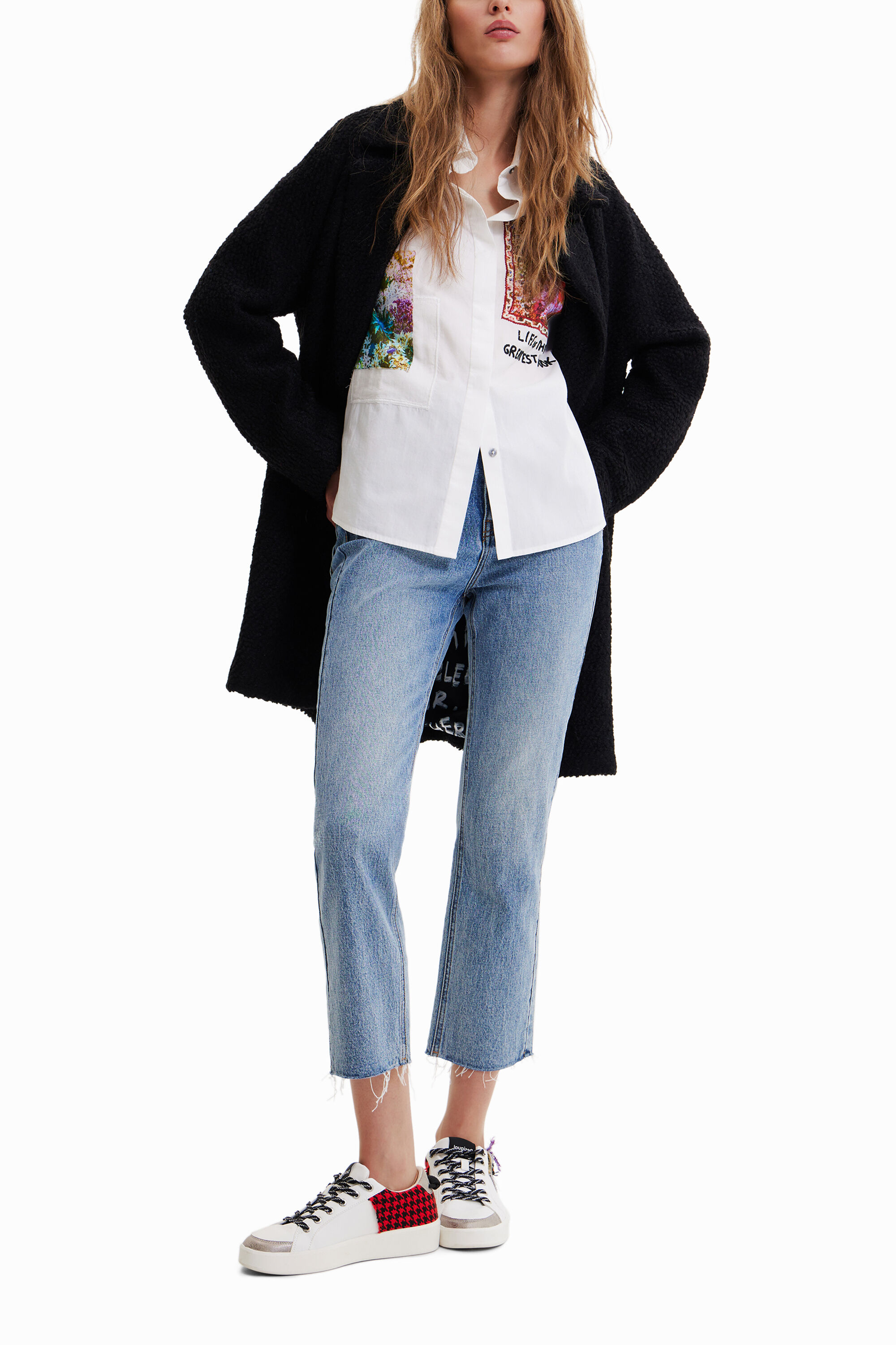 Camisa parches bordados