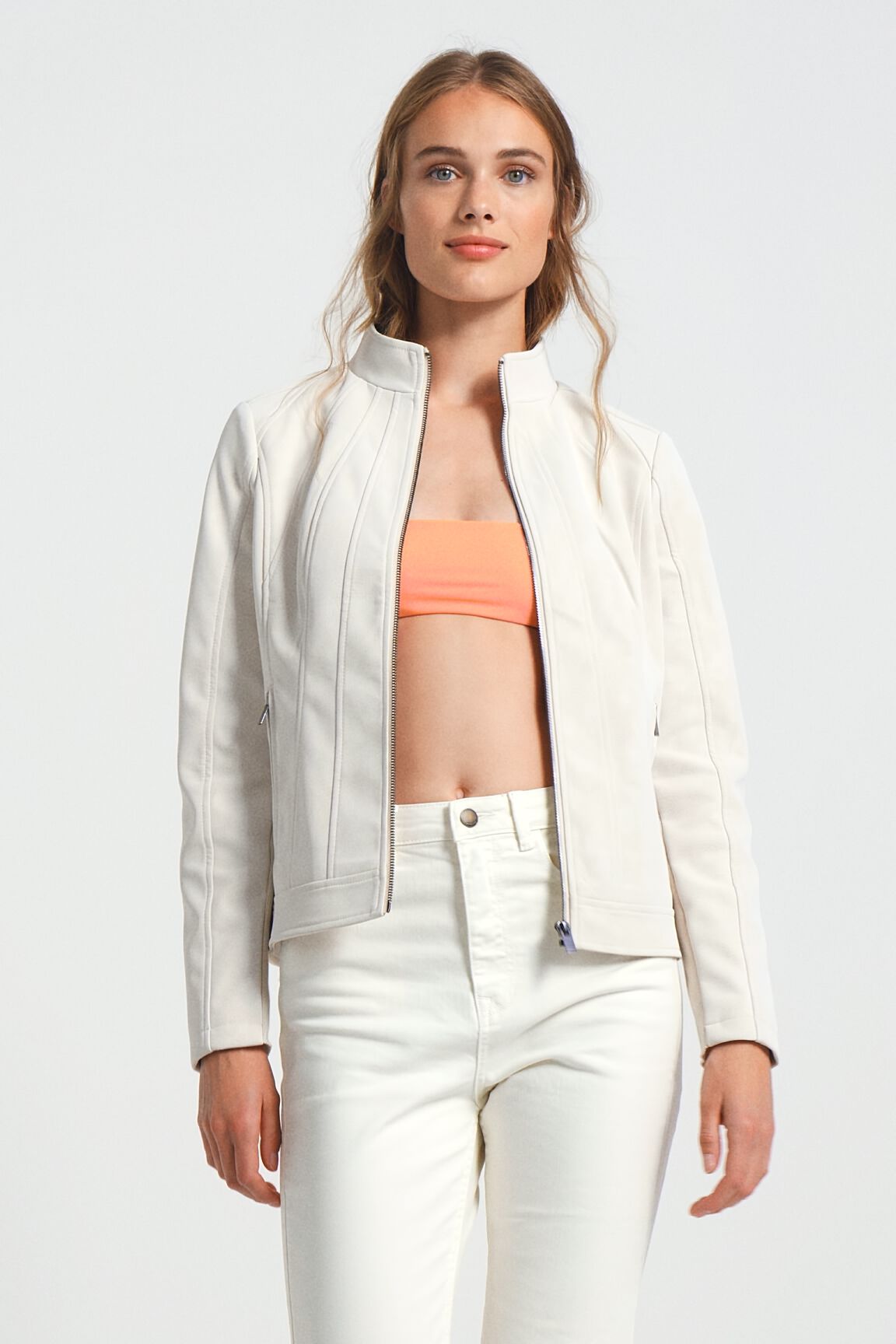 Chaqueta biker slim