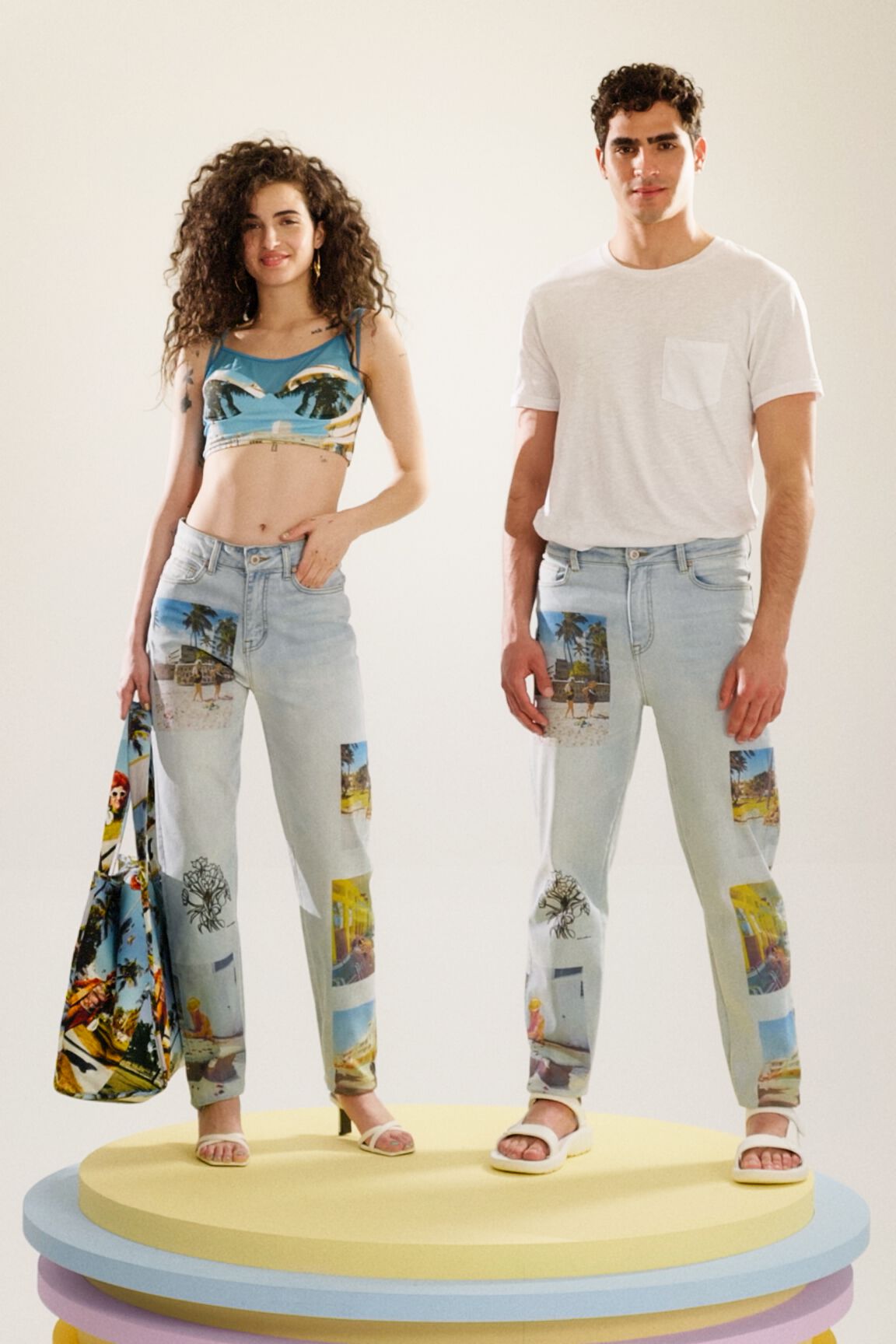 Jean unisex recto South Beach