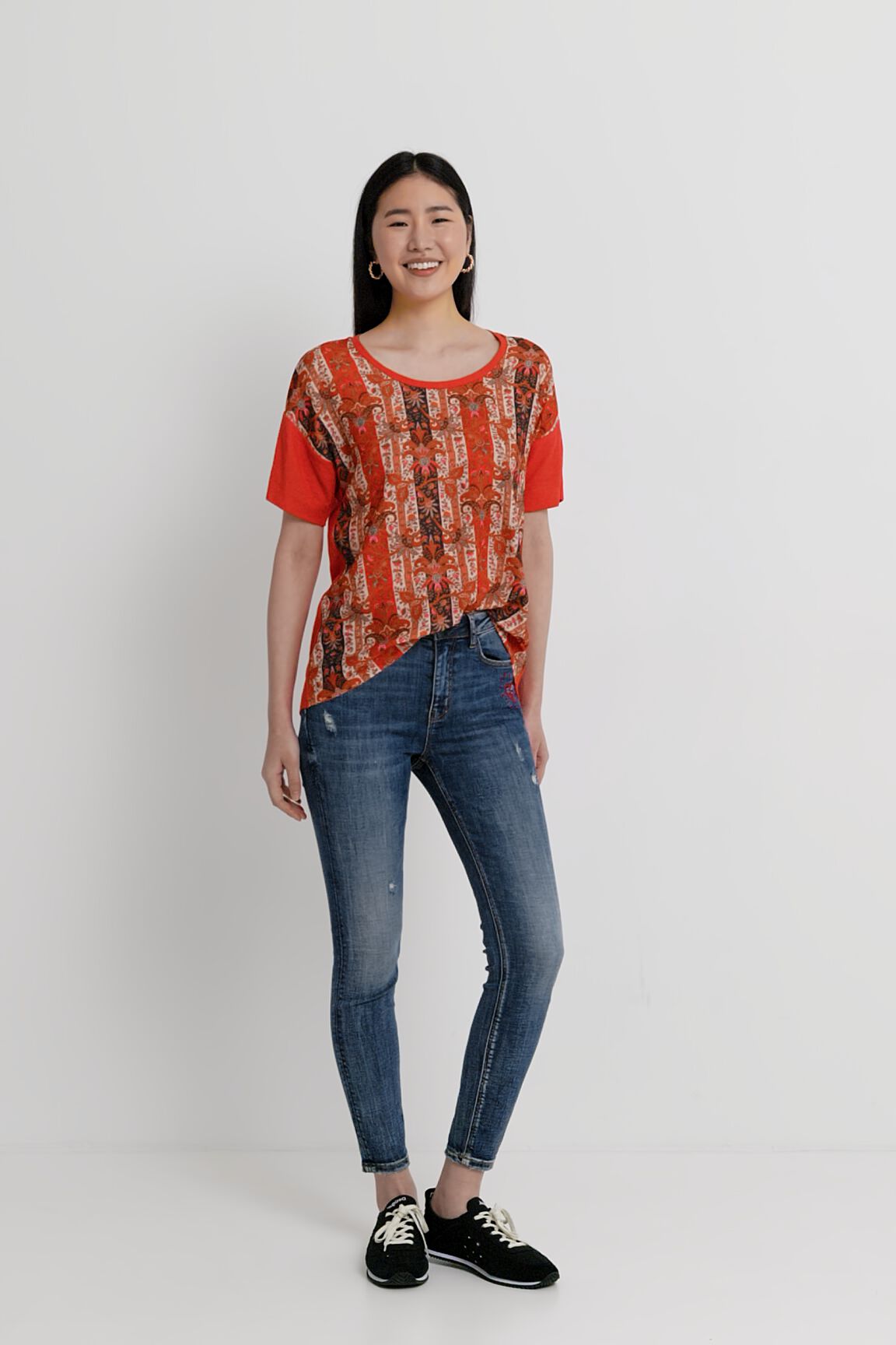 Camiseta cenefas boho