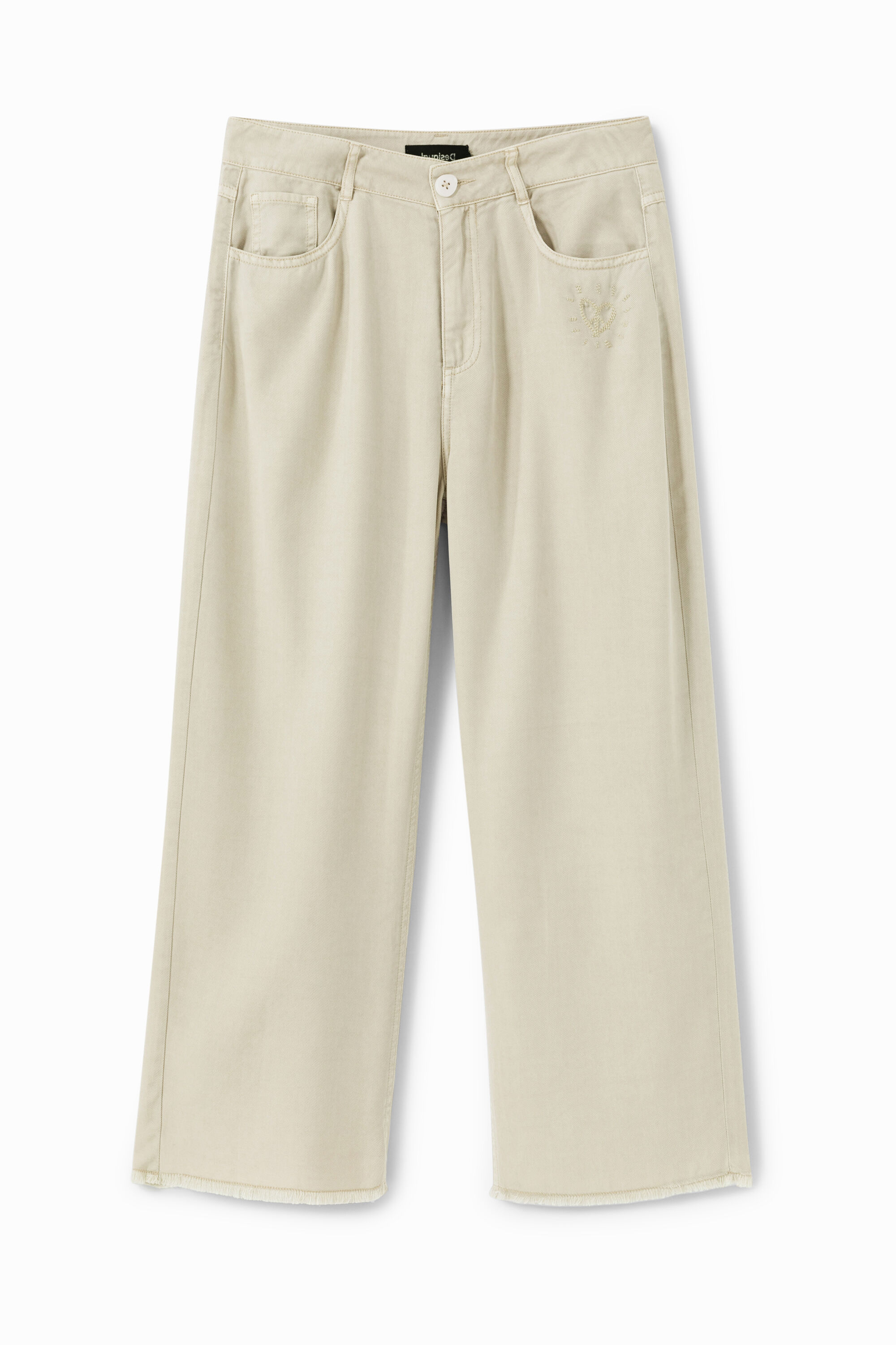 Pantal&oacute;n culotte cropped 100% Lyocell