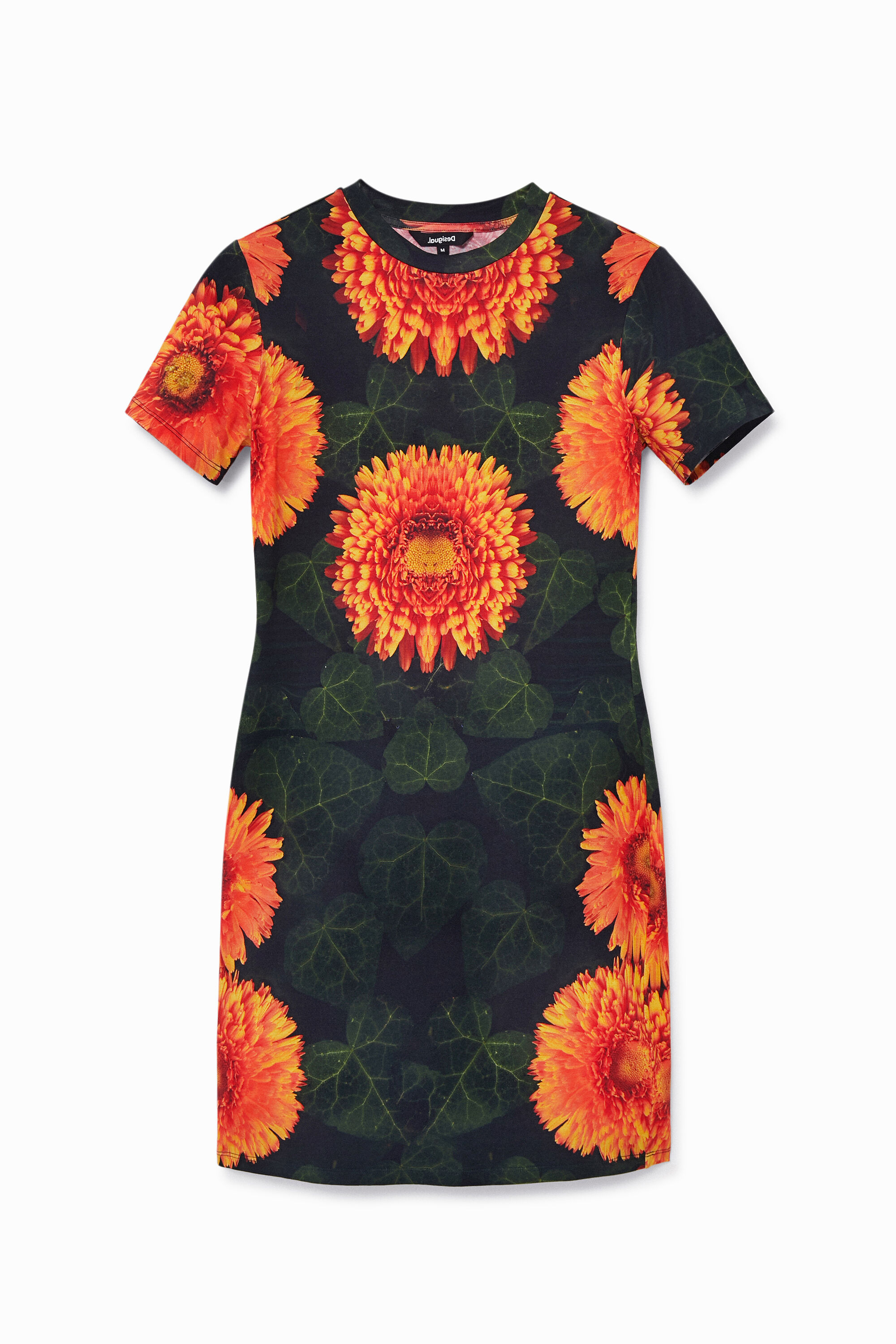 Vestido camiseta floral