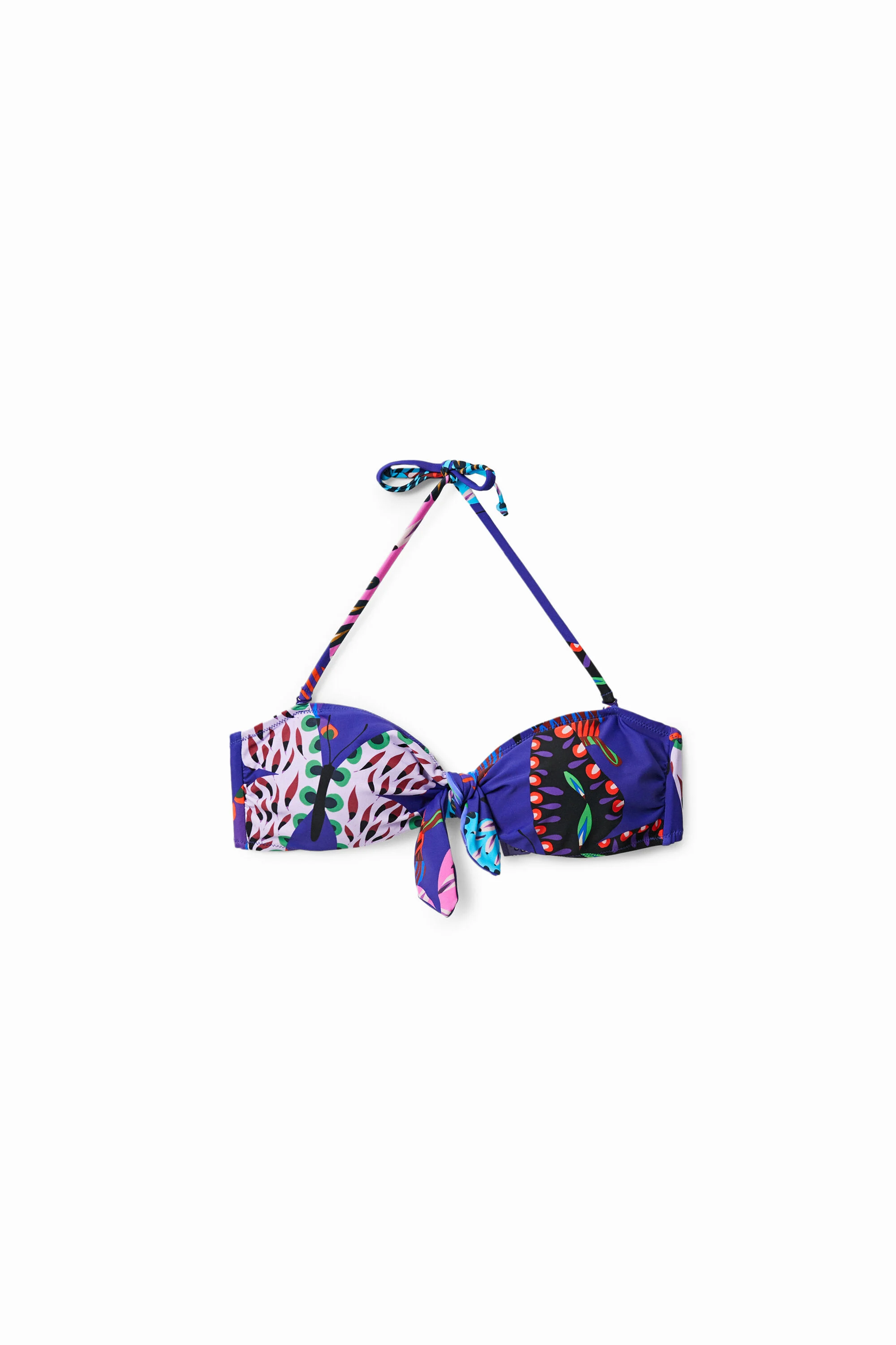 Top bikini nudo mariposas