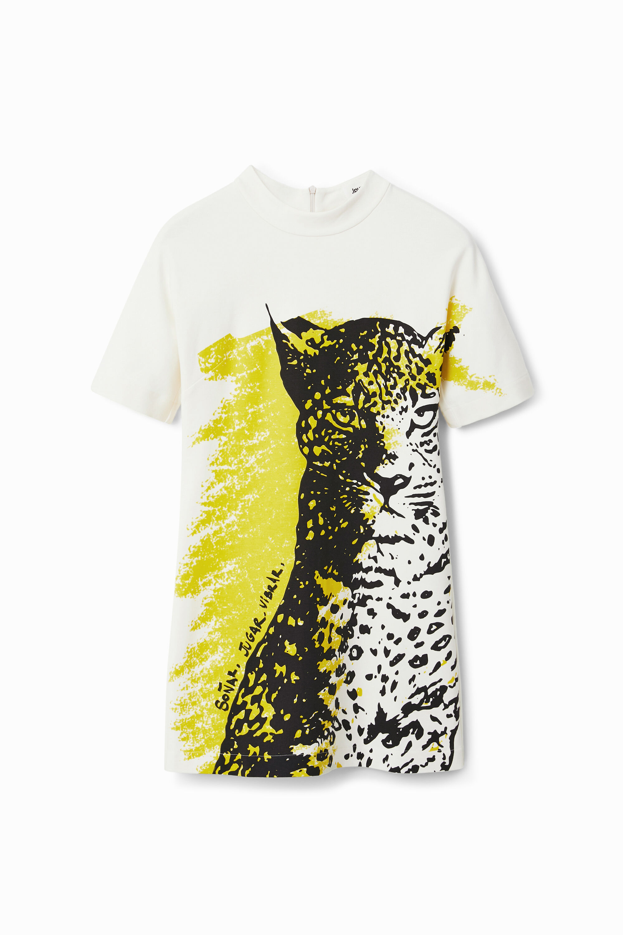 Vestido corto felino