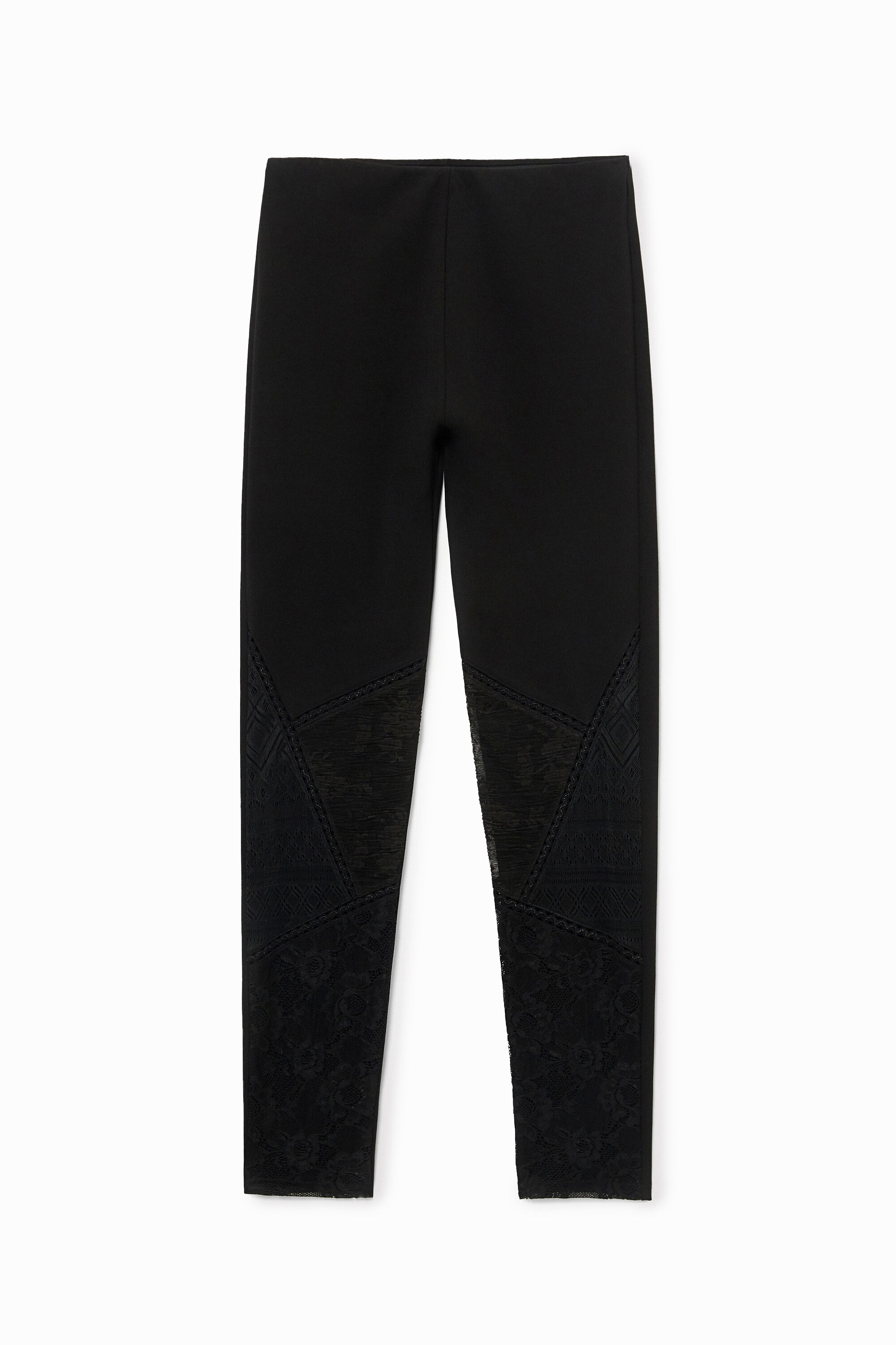Legging slim encaje