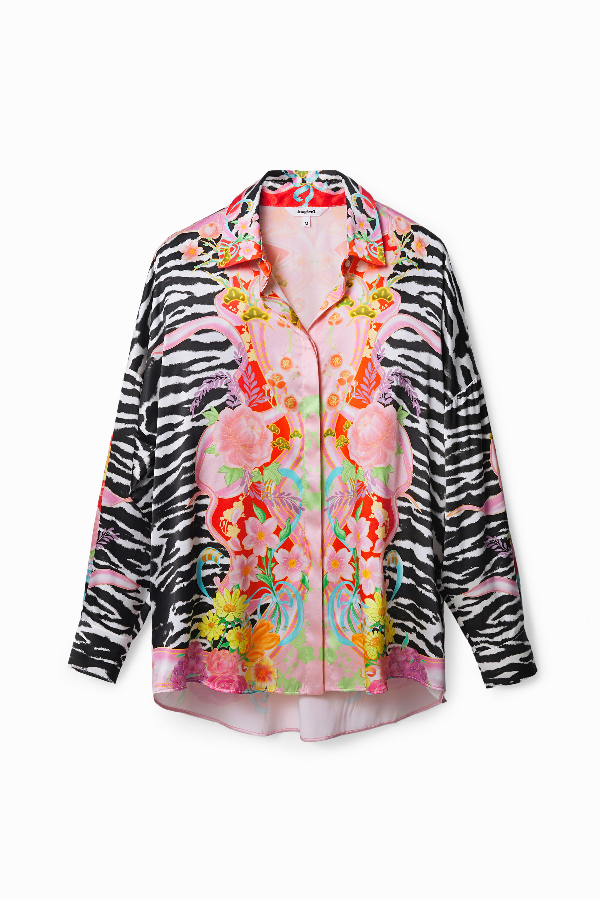 Camisa cebra flores