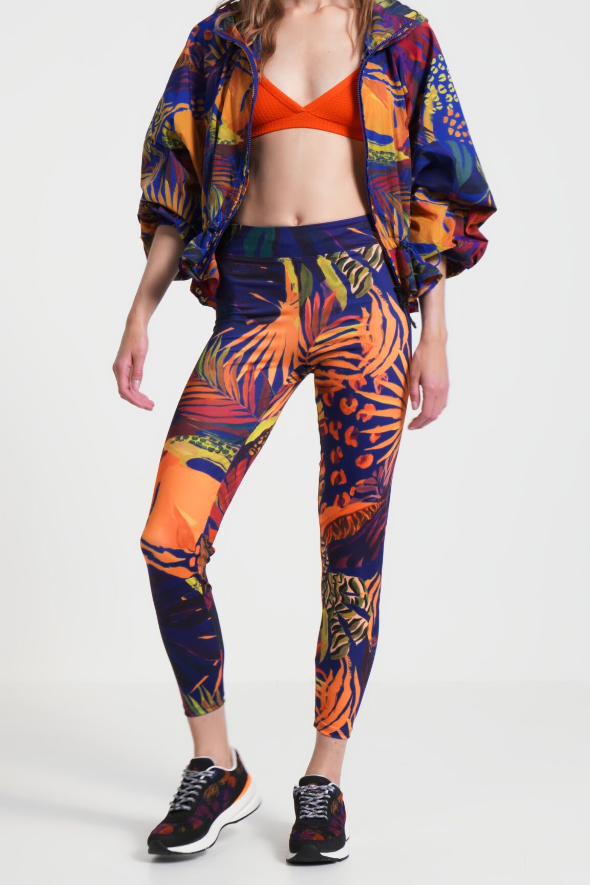 Leggings estampado tropical