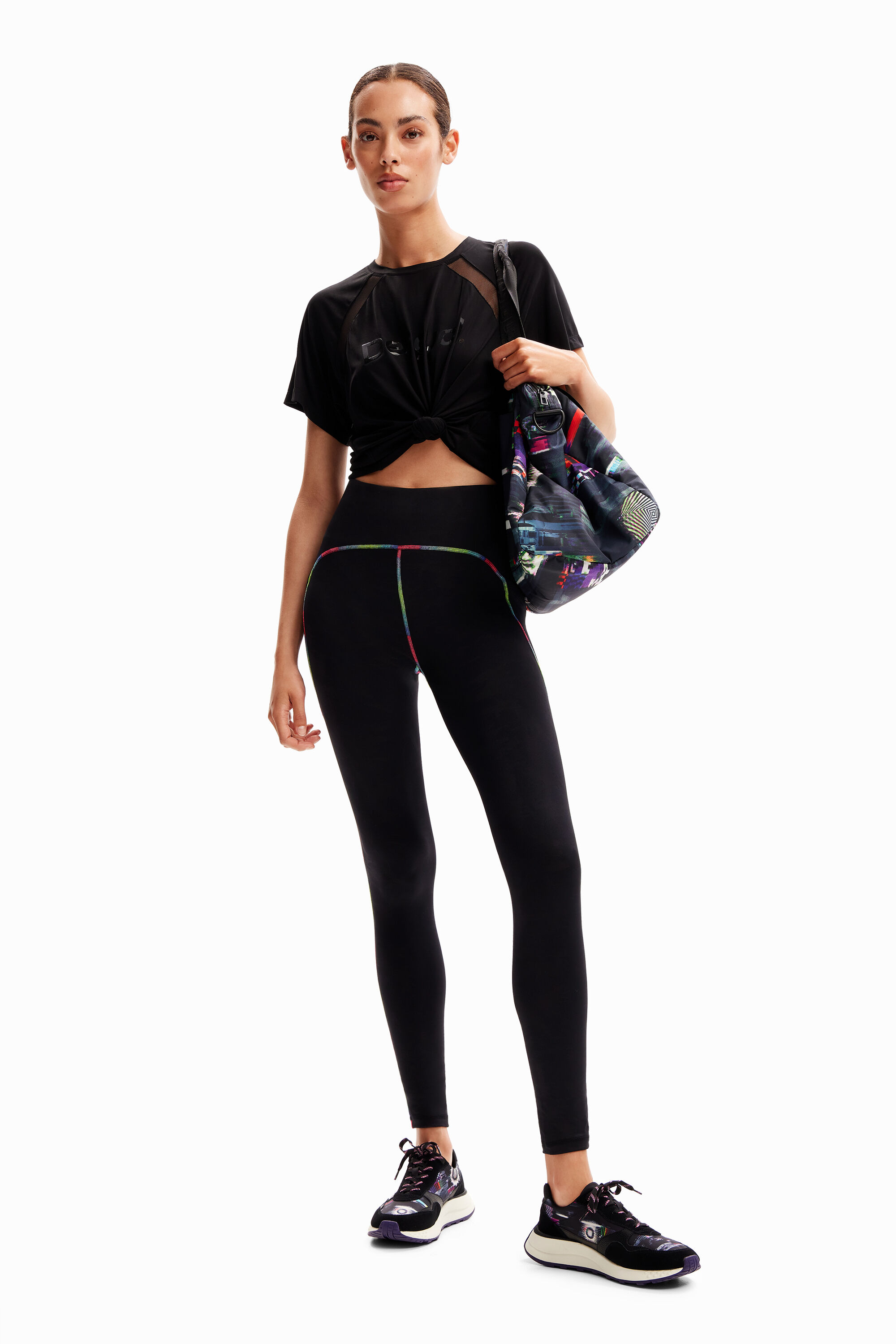 Leggings sport contraste