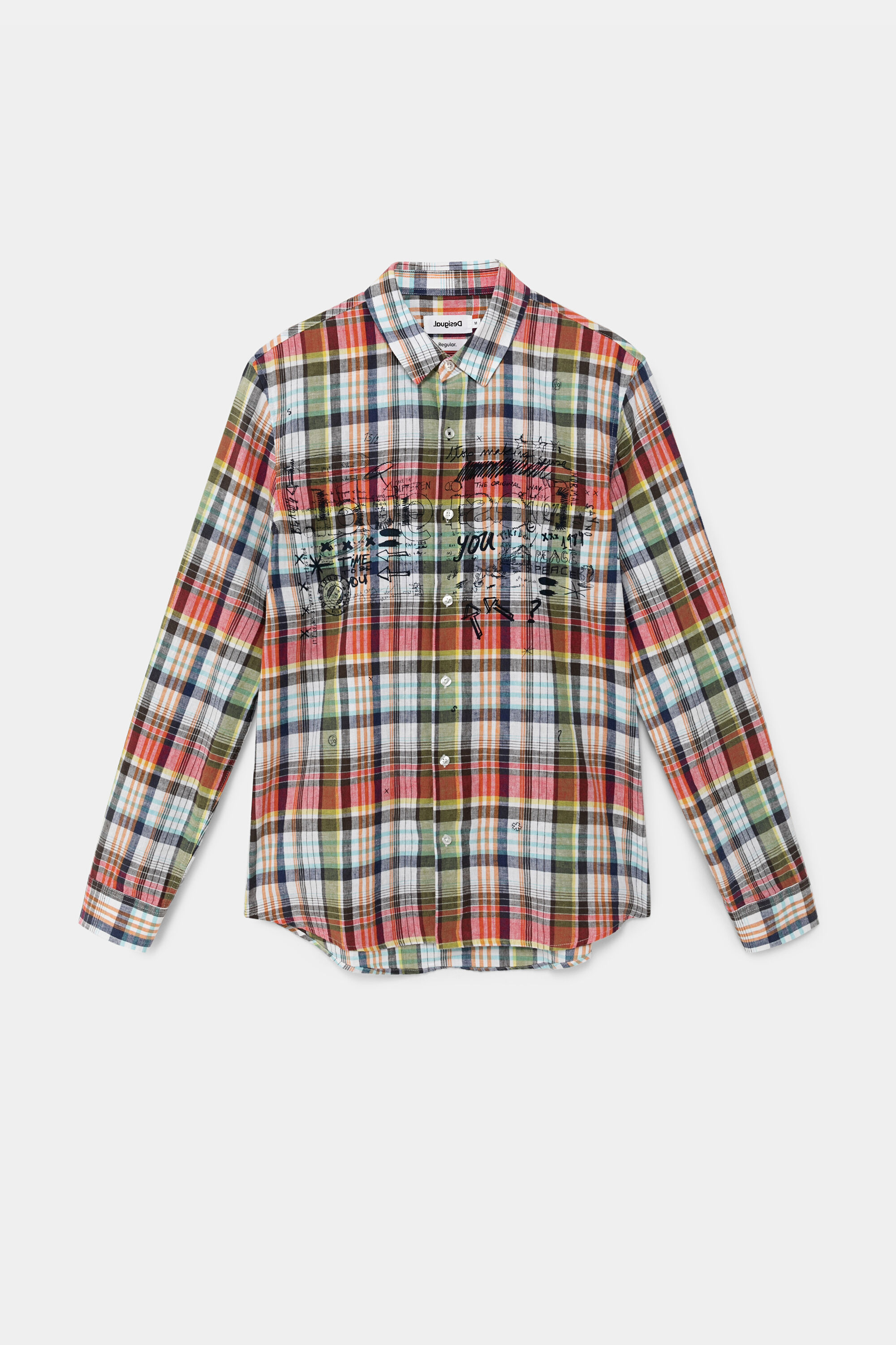 Camisa tart&aacute;n boliman&iacute;a