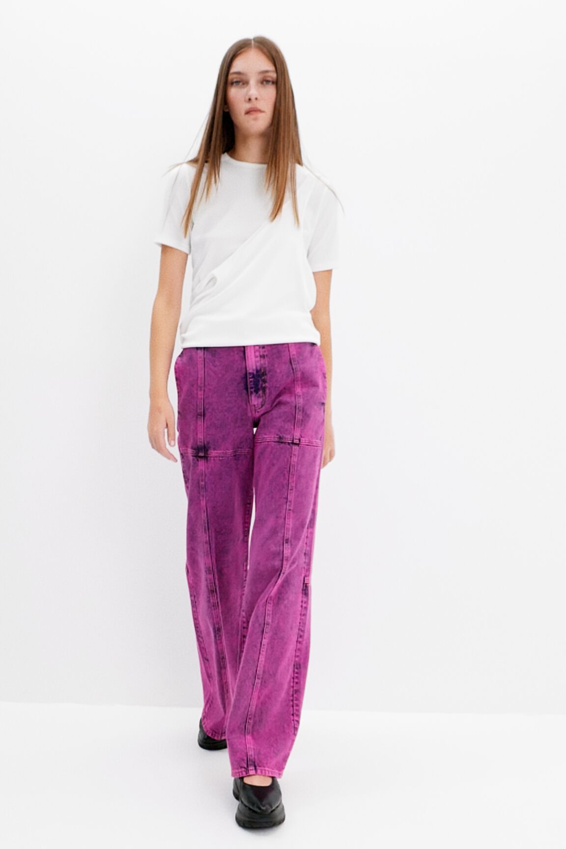 Vaqueros Wide leg acid wash Maitrepierre