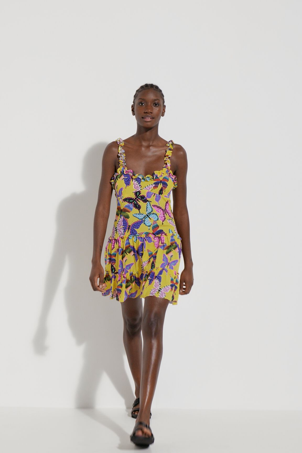Vestido tirantes mariposas