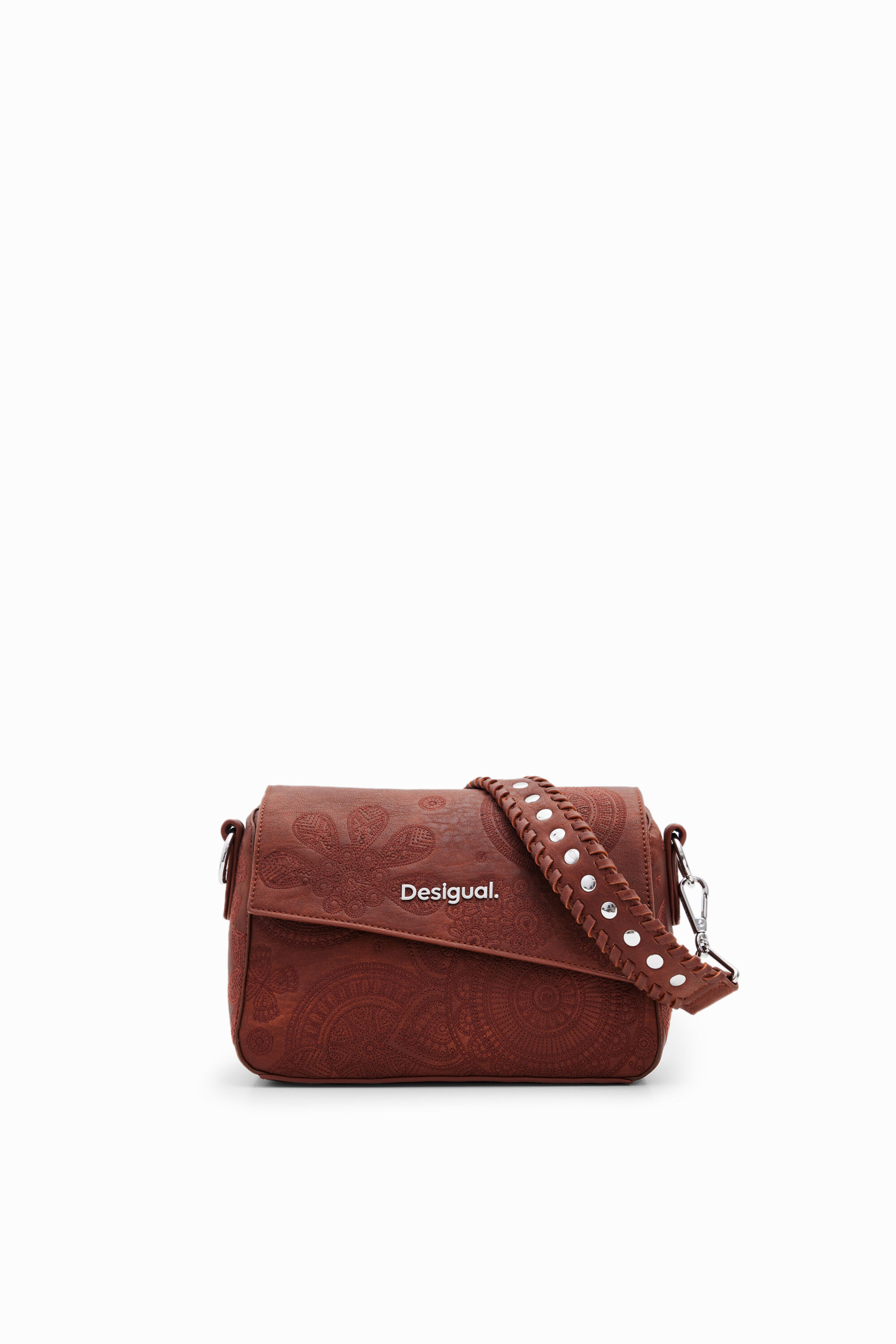 Bolso S bordado tachuelas