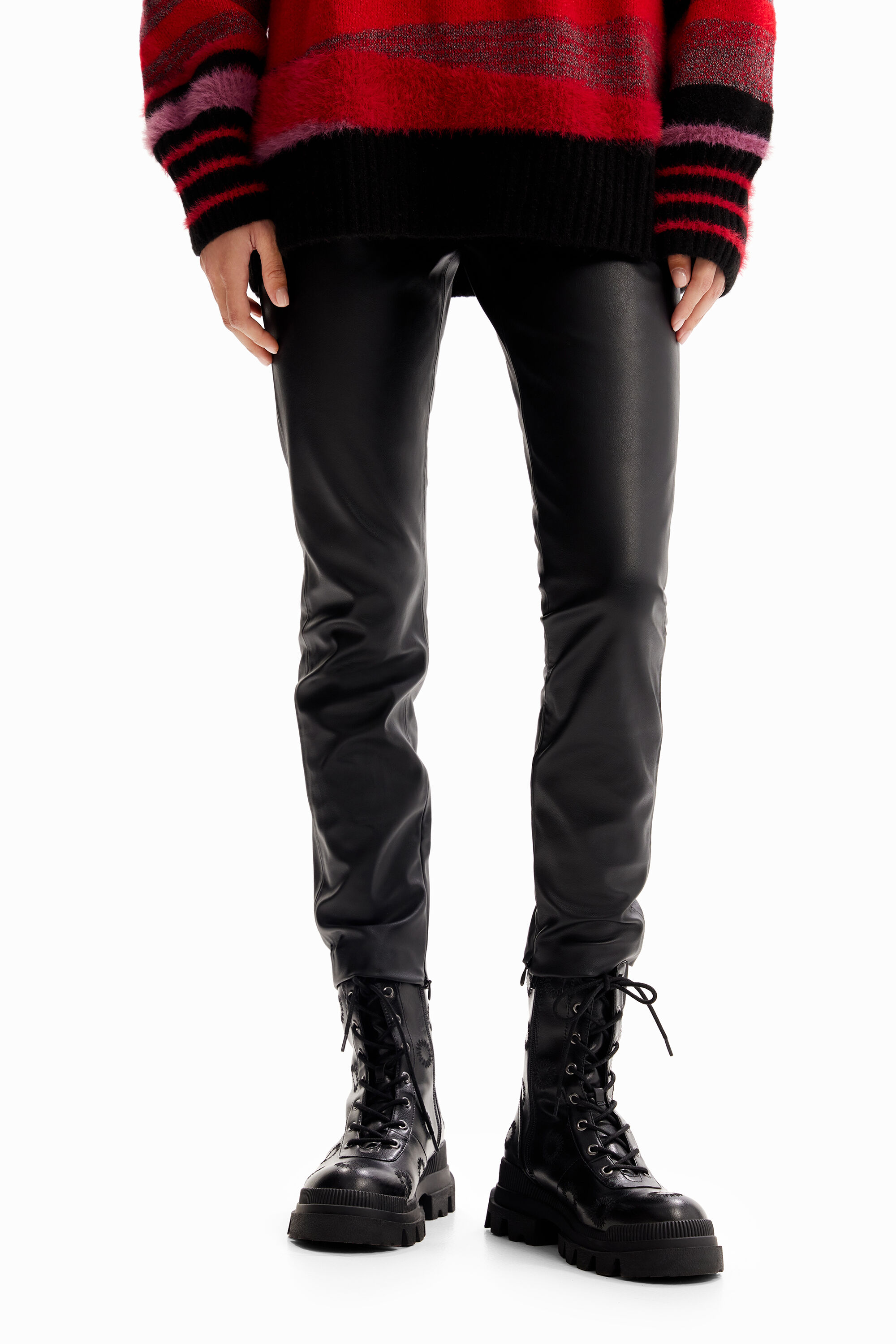 Leggings efecto piel