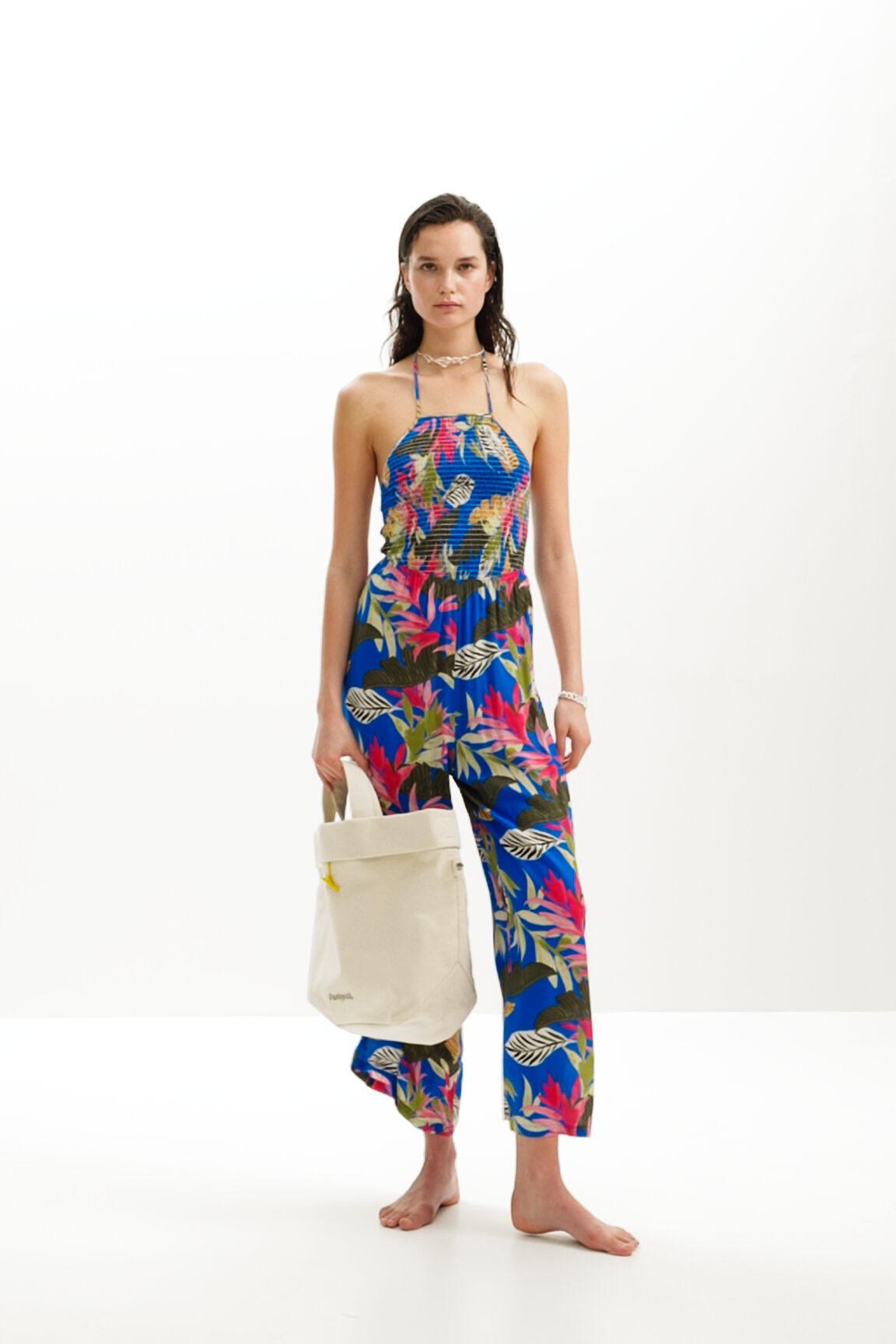 Mono largo halter tropical