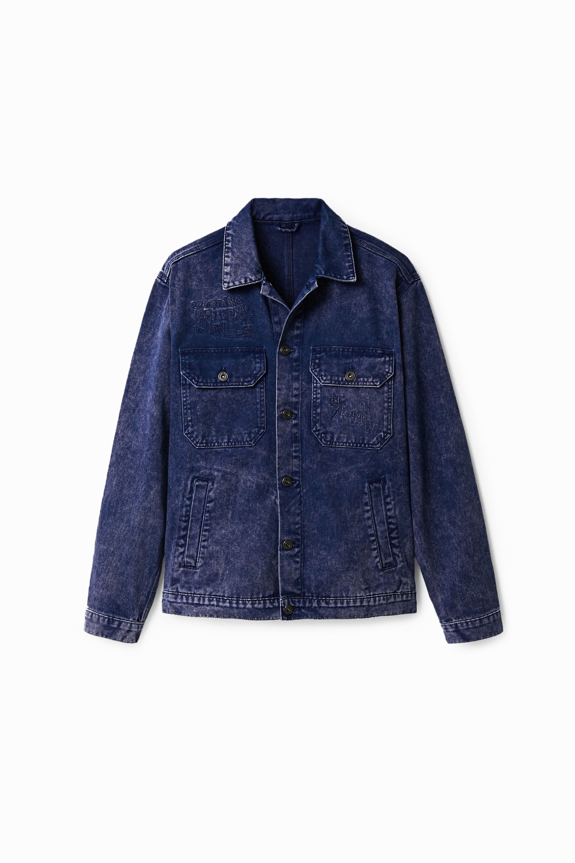 Chaqueta vaquera lavado desgastado