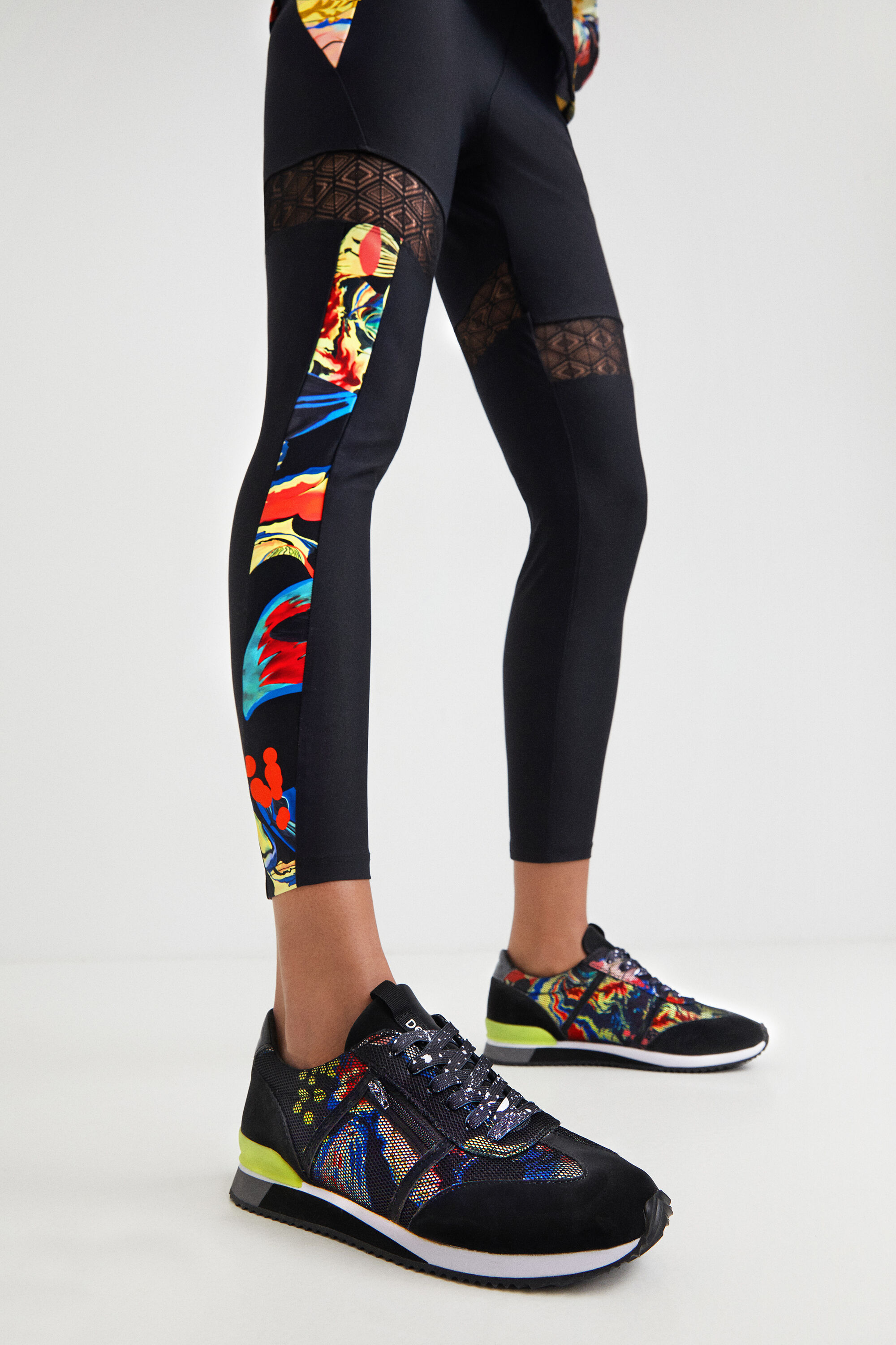 Sneaker retro runner print