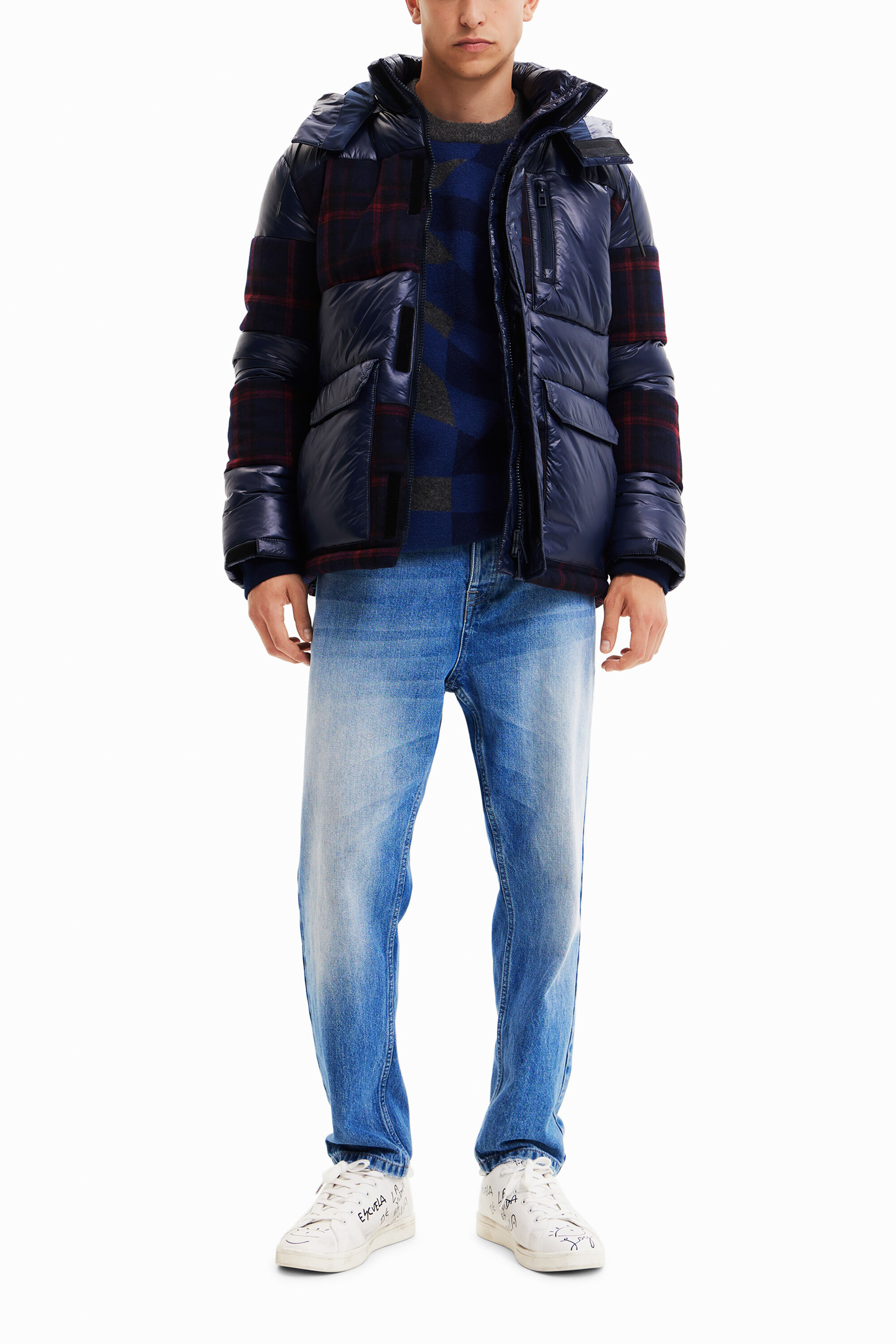 Chaqueta padded patch